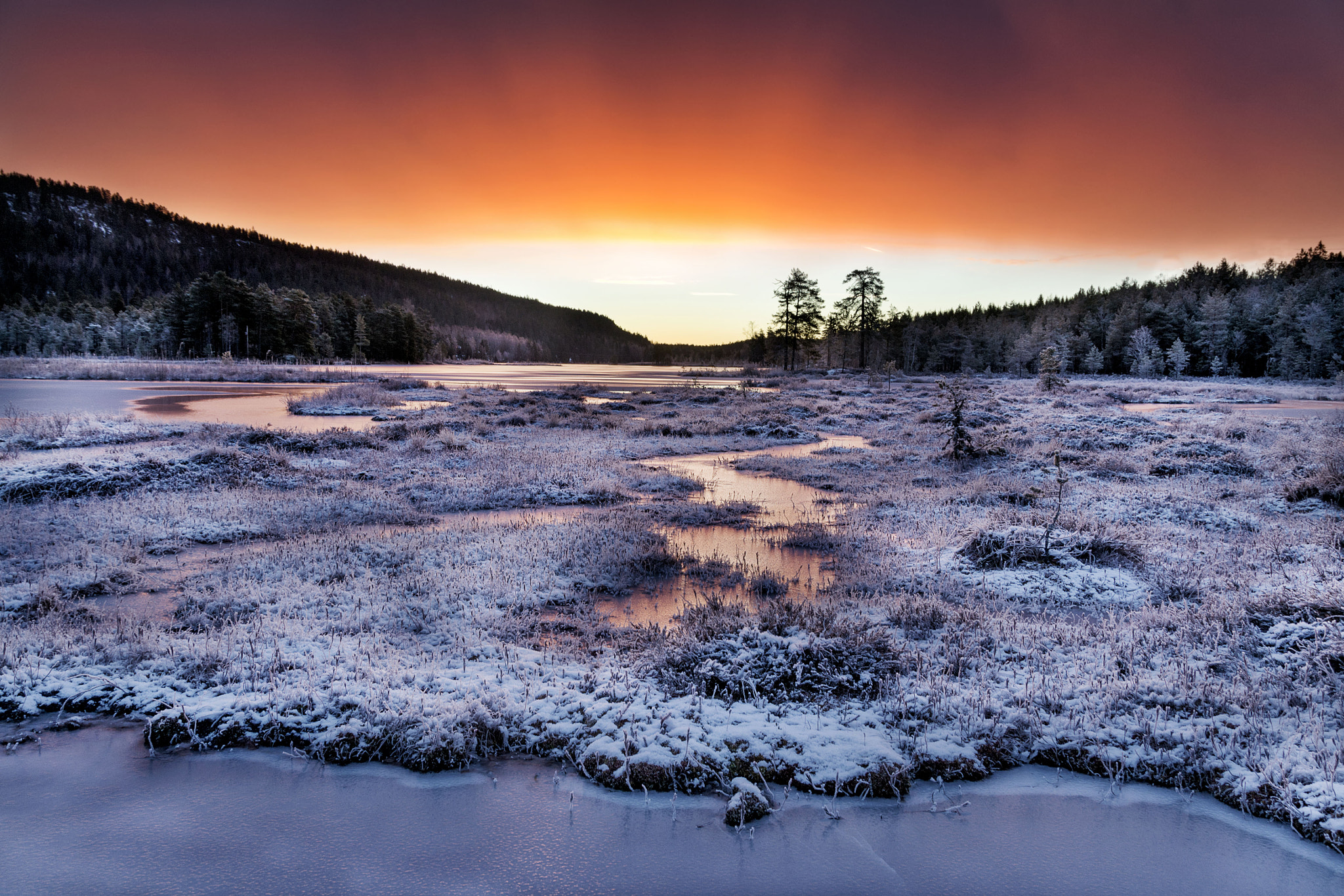 Sigma 18-250mm F3.5-6.3 DC Macro OS HSM sample photo. Winter sunrise photography