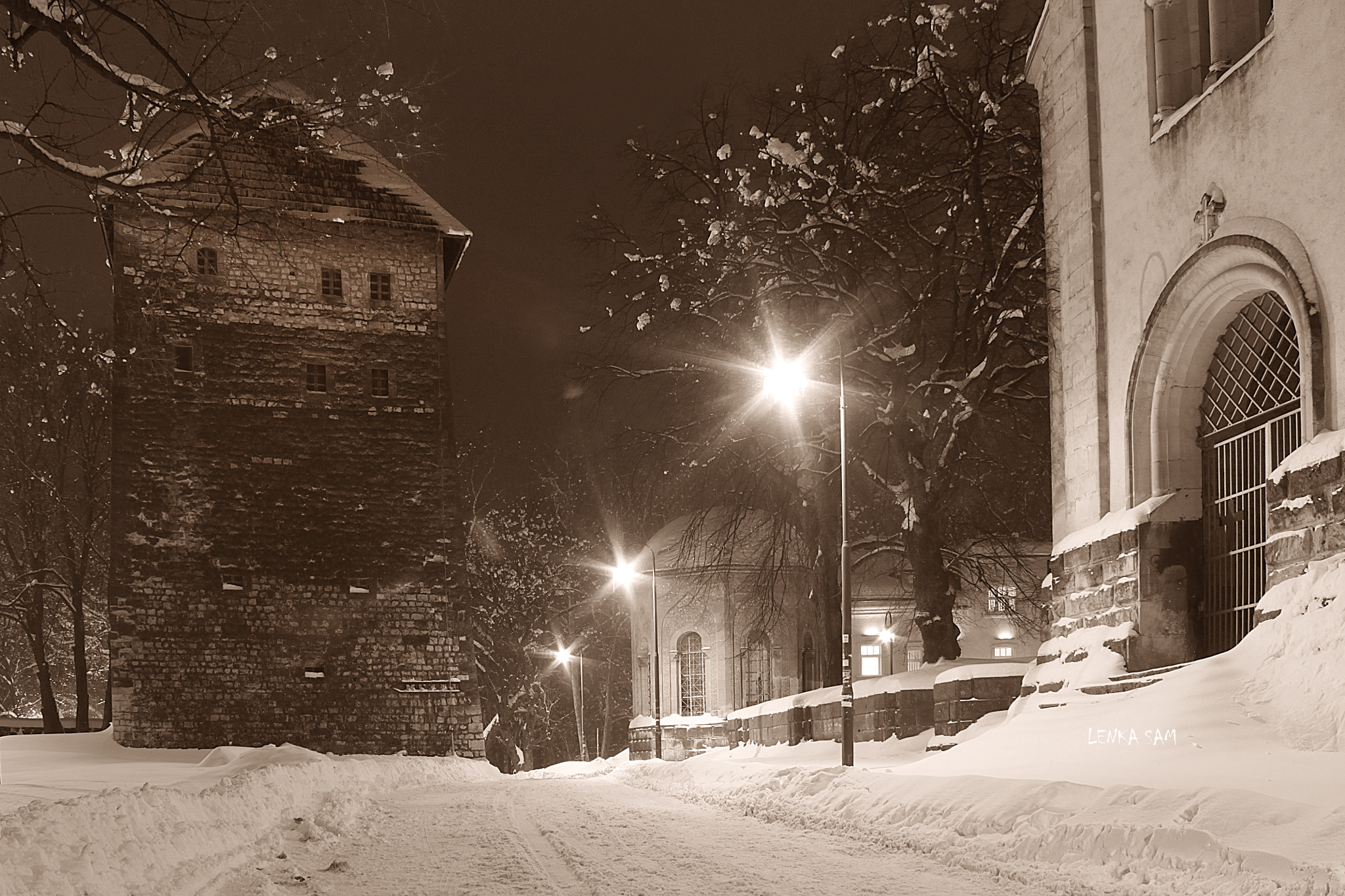 Canon EOS 500D (EOS Rebel T1i / EOS Kiss X3) sample photo. Winter's night photography