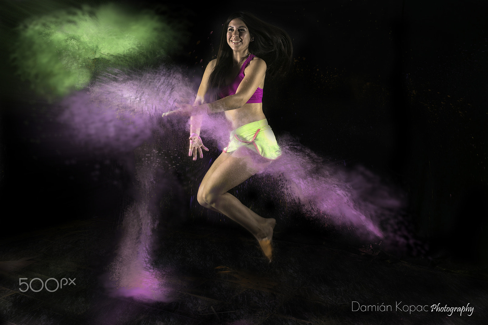 Nikon D750 sample photo. Noelia holi powder session photography