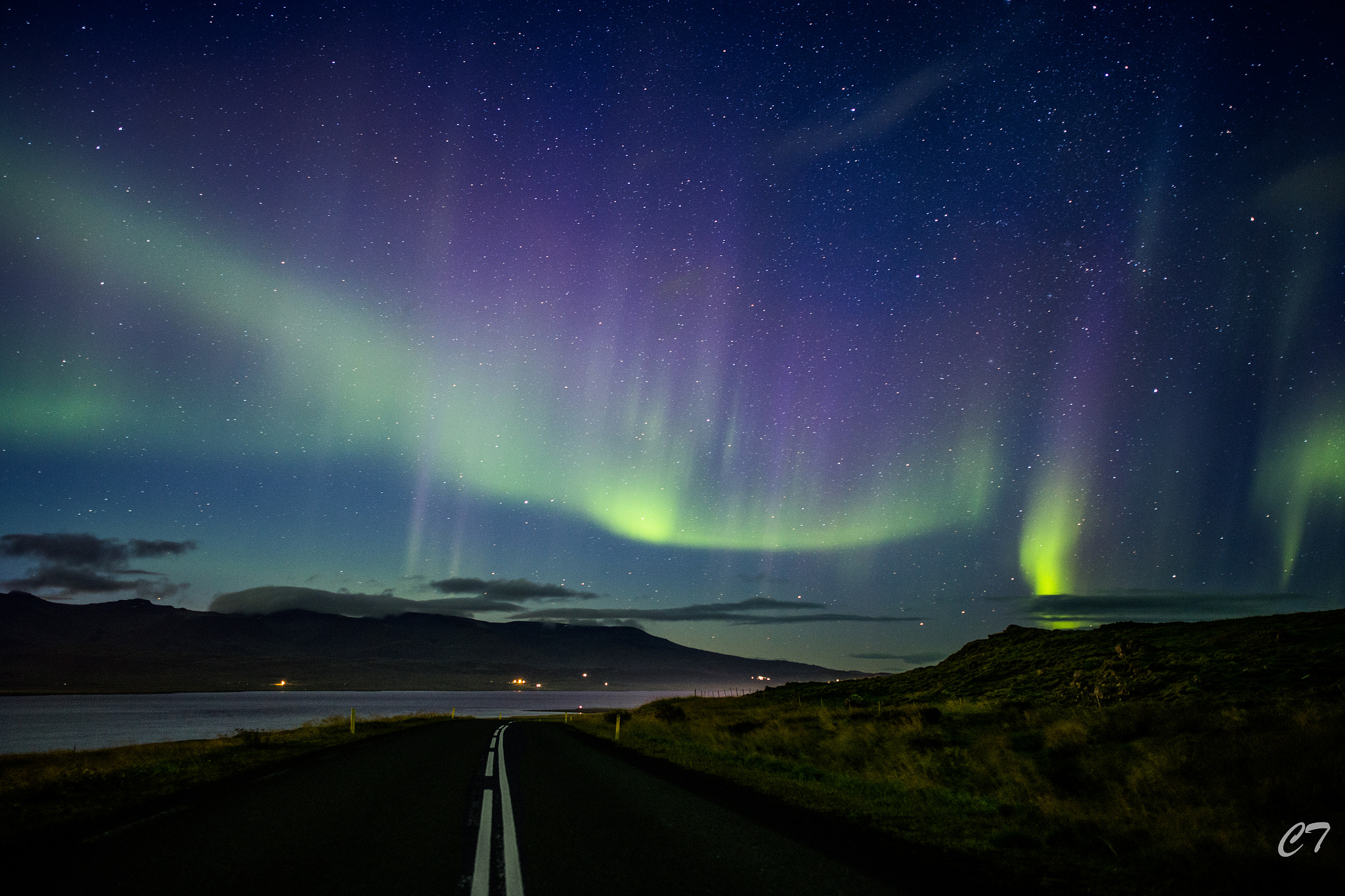 Canon EOS 6D sample photo. Icelandic night drive photography