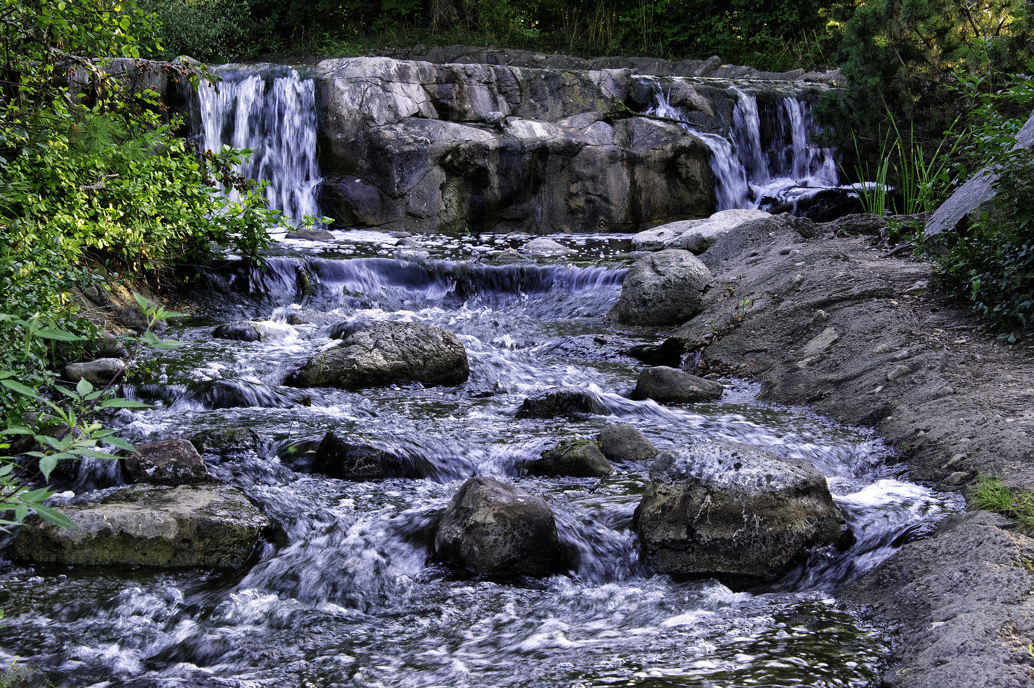 Nikon D3 sample photo. Waterfall photography