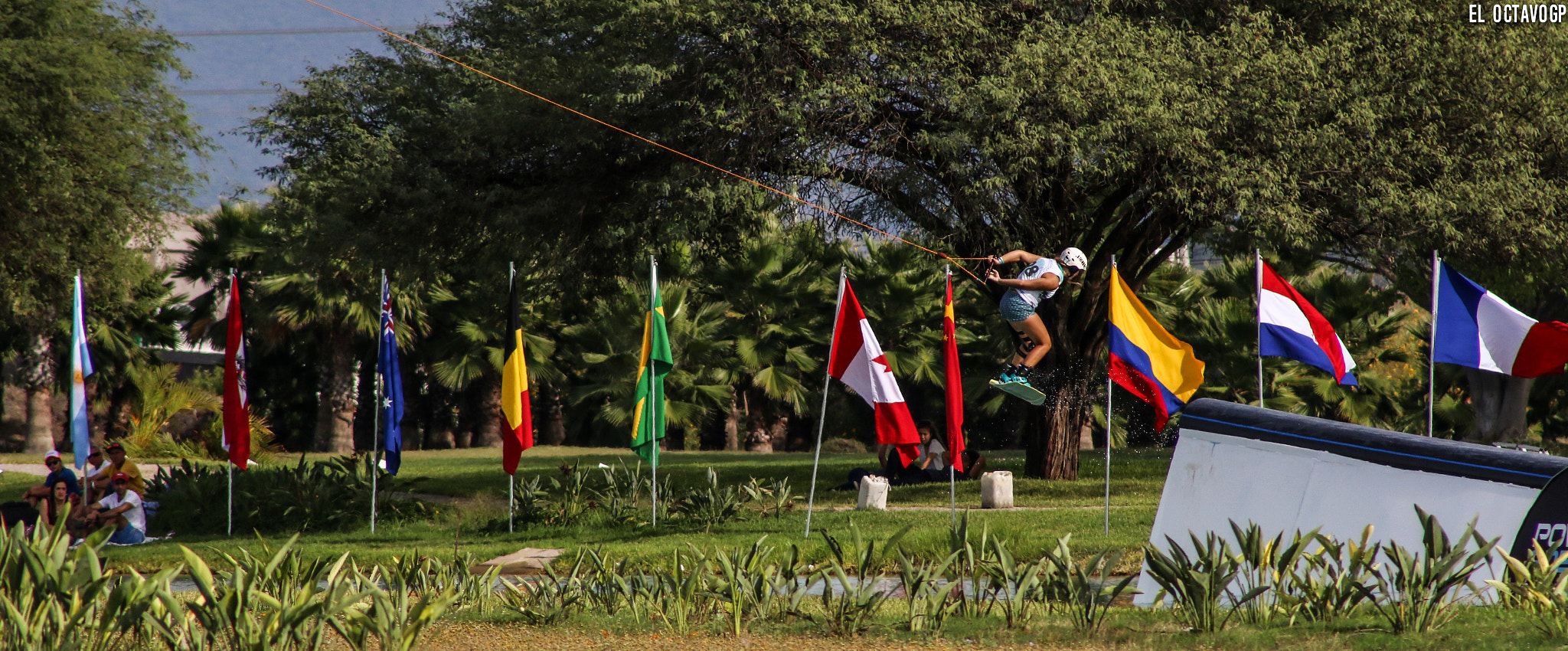 Canon EF 75-300mm f/4-5.6 USM sample photo. Wakeboard photography