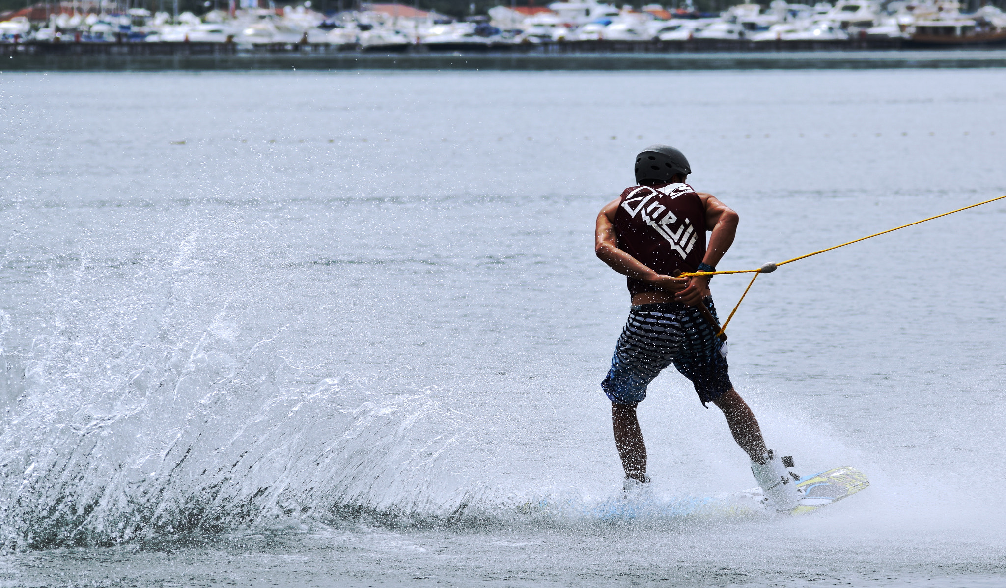 Sigma 150-500mm F5-6.3 DG OS HSM sample photo. Wakeboarding in krk photography
