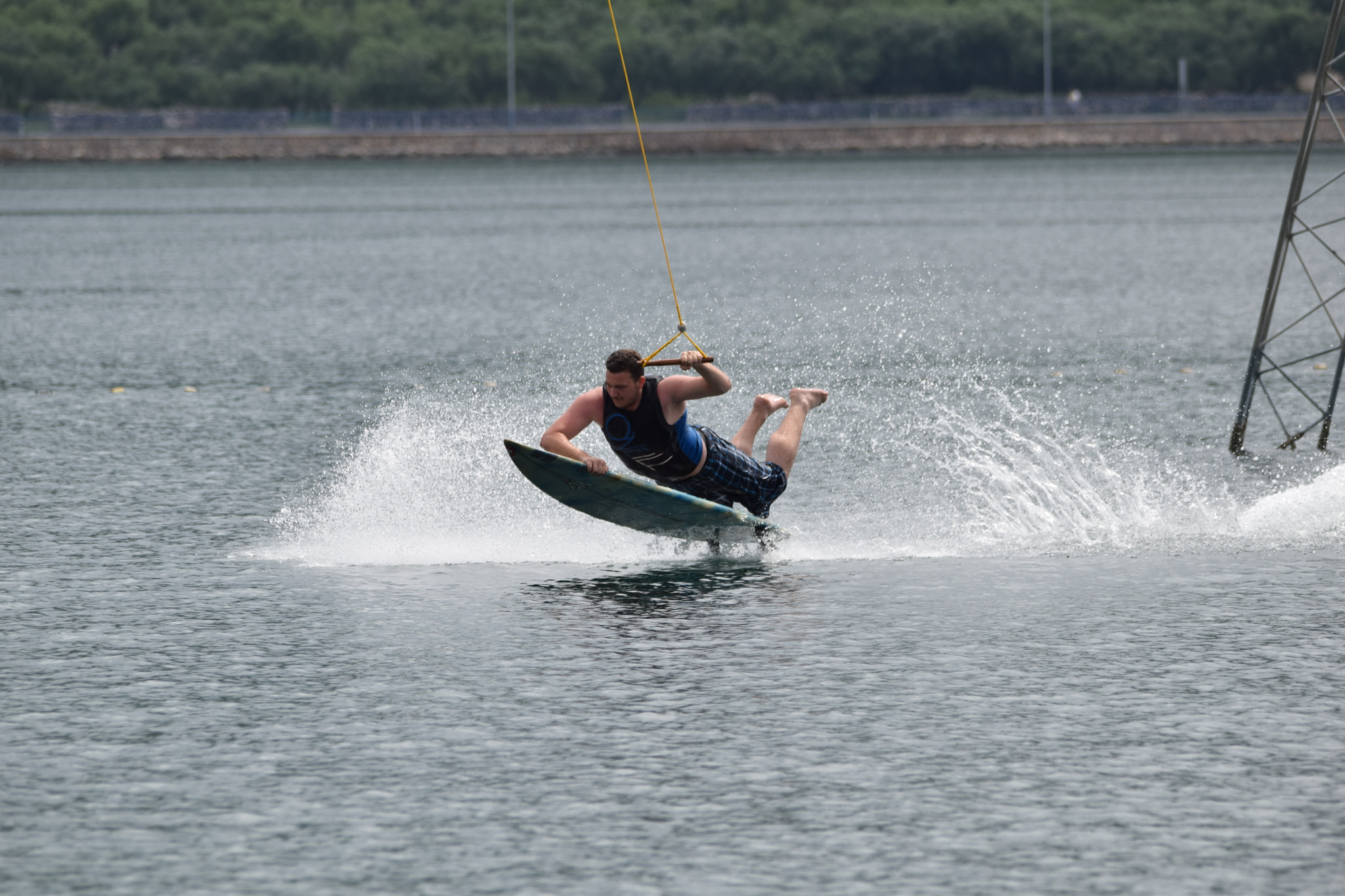 Sigma 150-500mm F5-6.3 DG OS HSM sample photo. Wakeboarding in krk photography