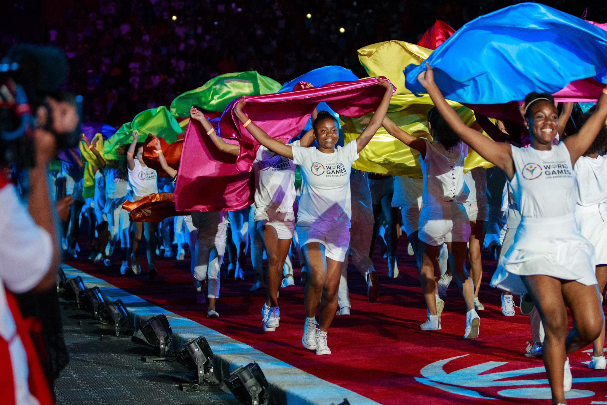 Canon EOS-1D X + Canon EF 70-200mm F2.8L IS II USM sample photo. Special olympics world games 2015, opening photography