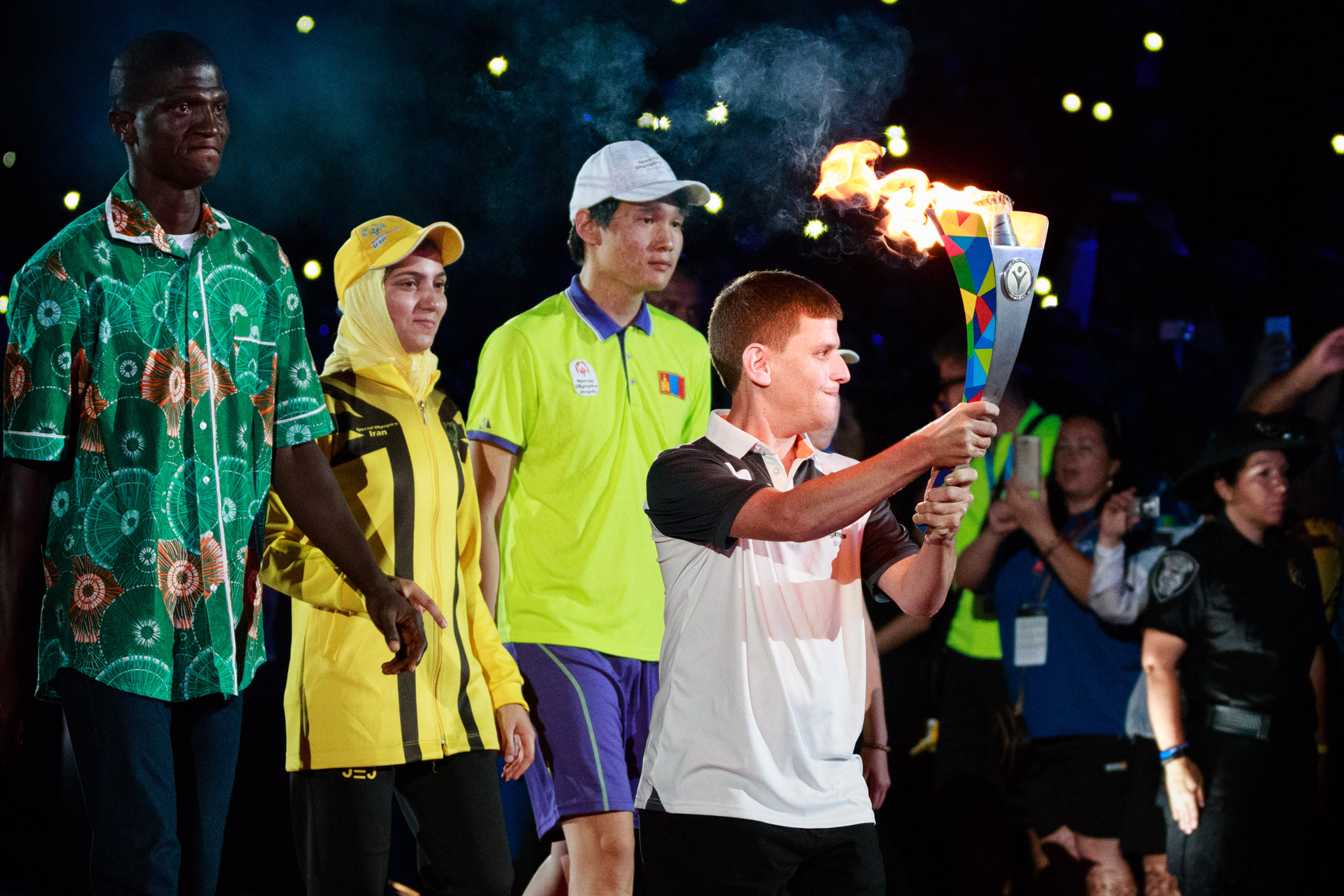 Canon EF 70-200mm F2.8L IS II USM sample photo. Torch relay photography
