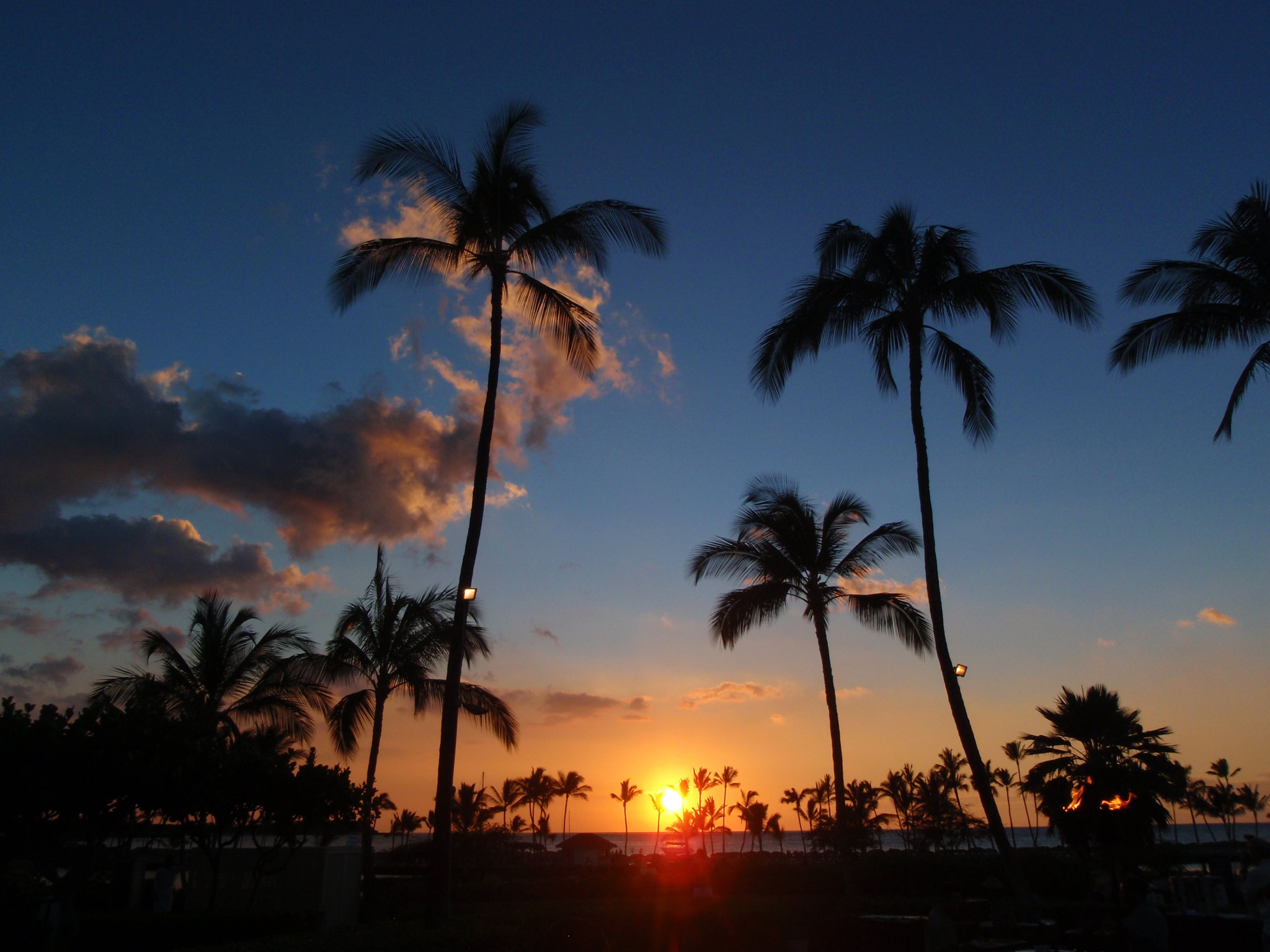 Olympus u1030SW,S1030SW sample photo. A' bay, big island, hawaii sunset photography