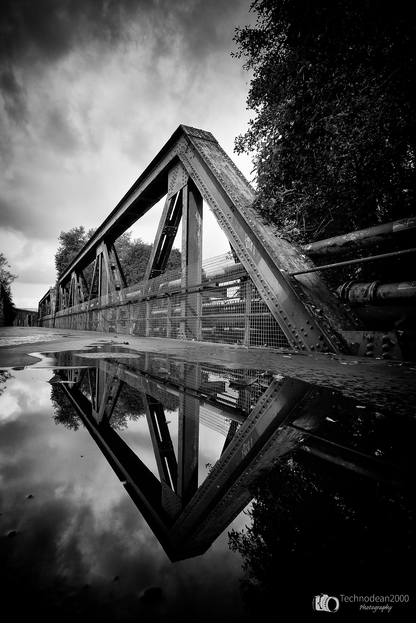 Nikon D610 sample photo. Old bridge reflection photography