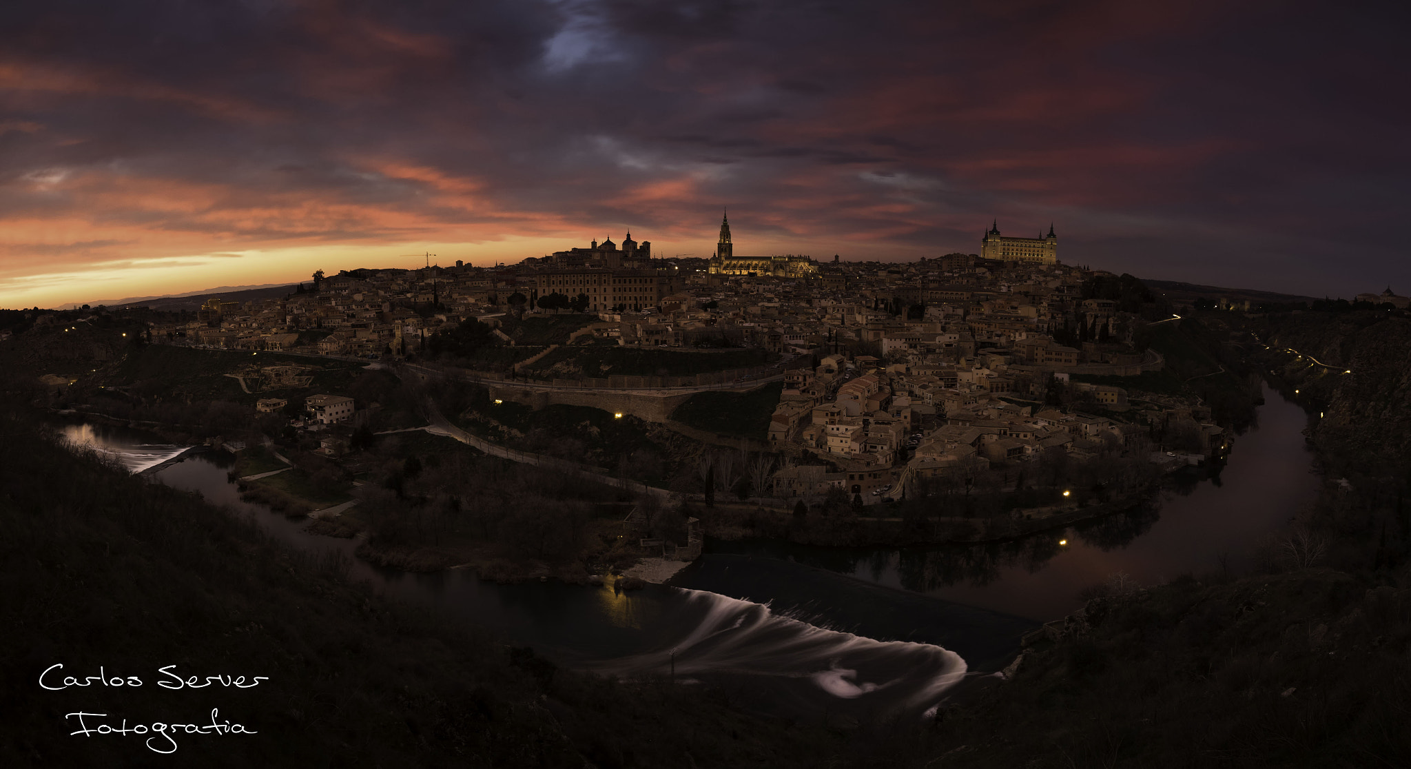 Olympus OM-D E-M5 II + Olympus M.Zuiko Digital ED 7-14mm F2.8 PRO sample photo. Toledo sunset photography