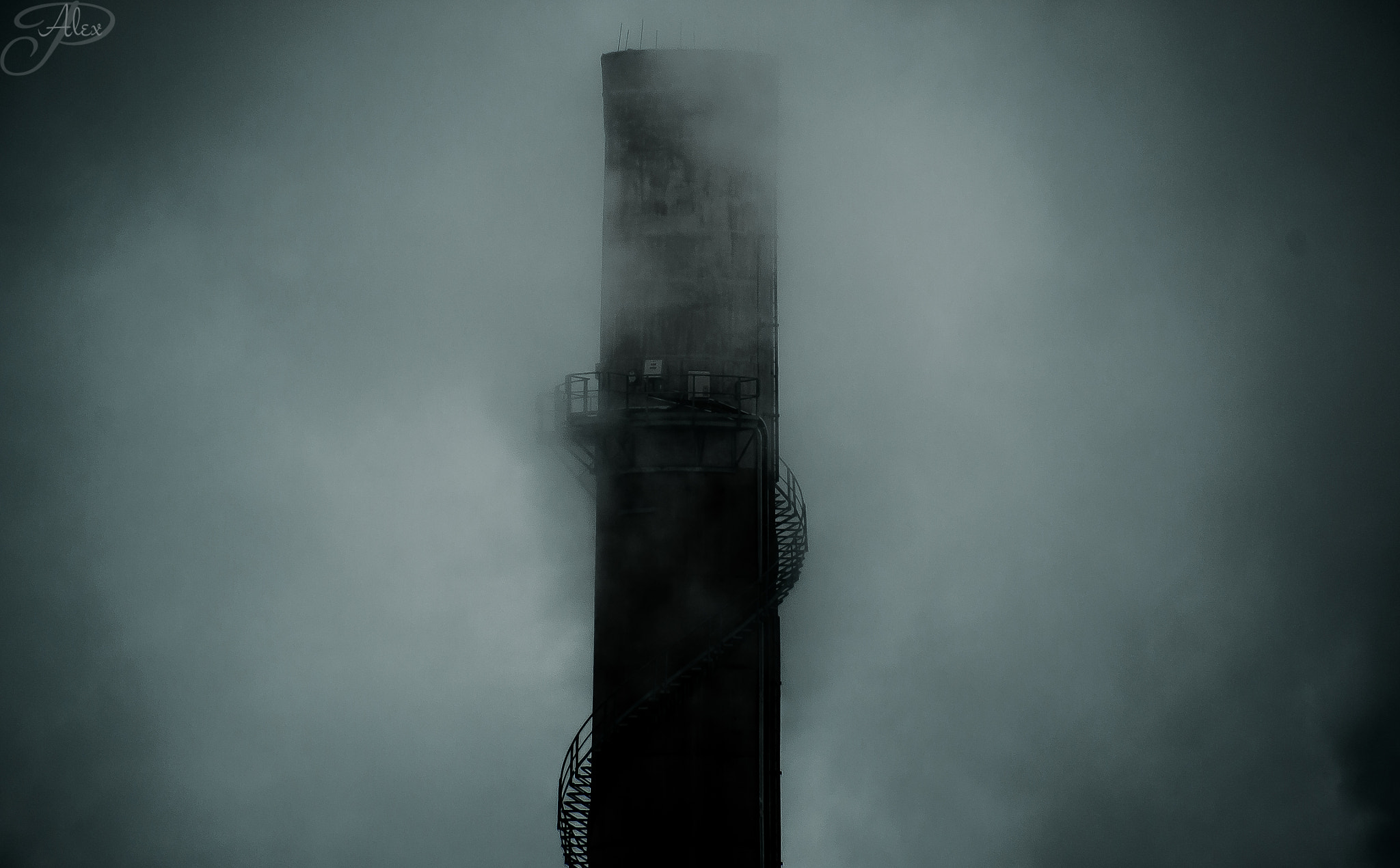 Nikon D3100 sample photo. Smoke tower photography