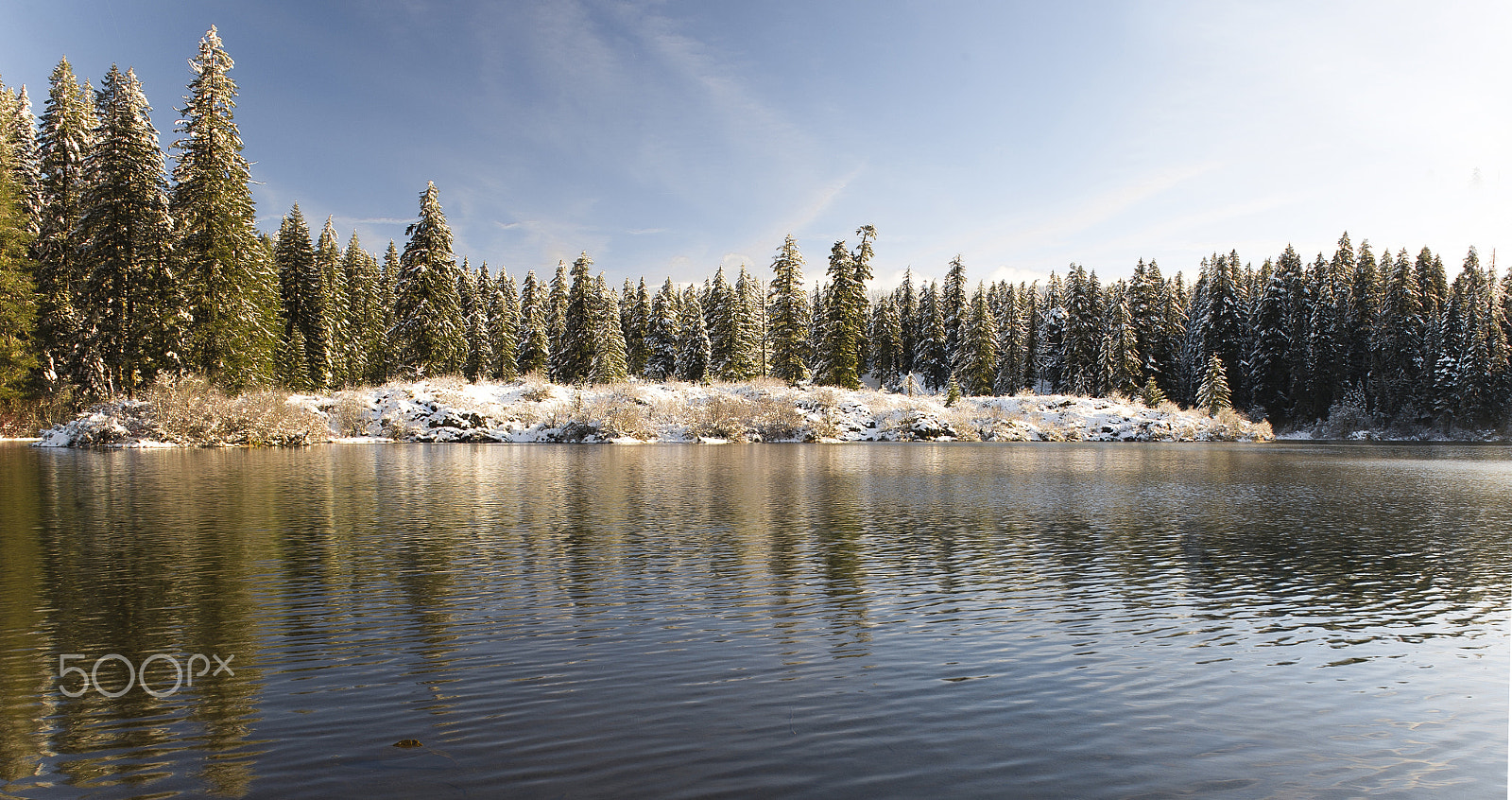 Nikon Df sample photo. Cold lake, warm day photography