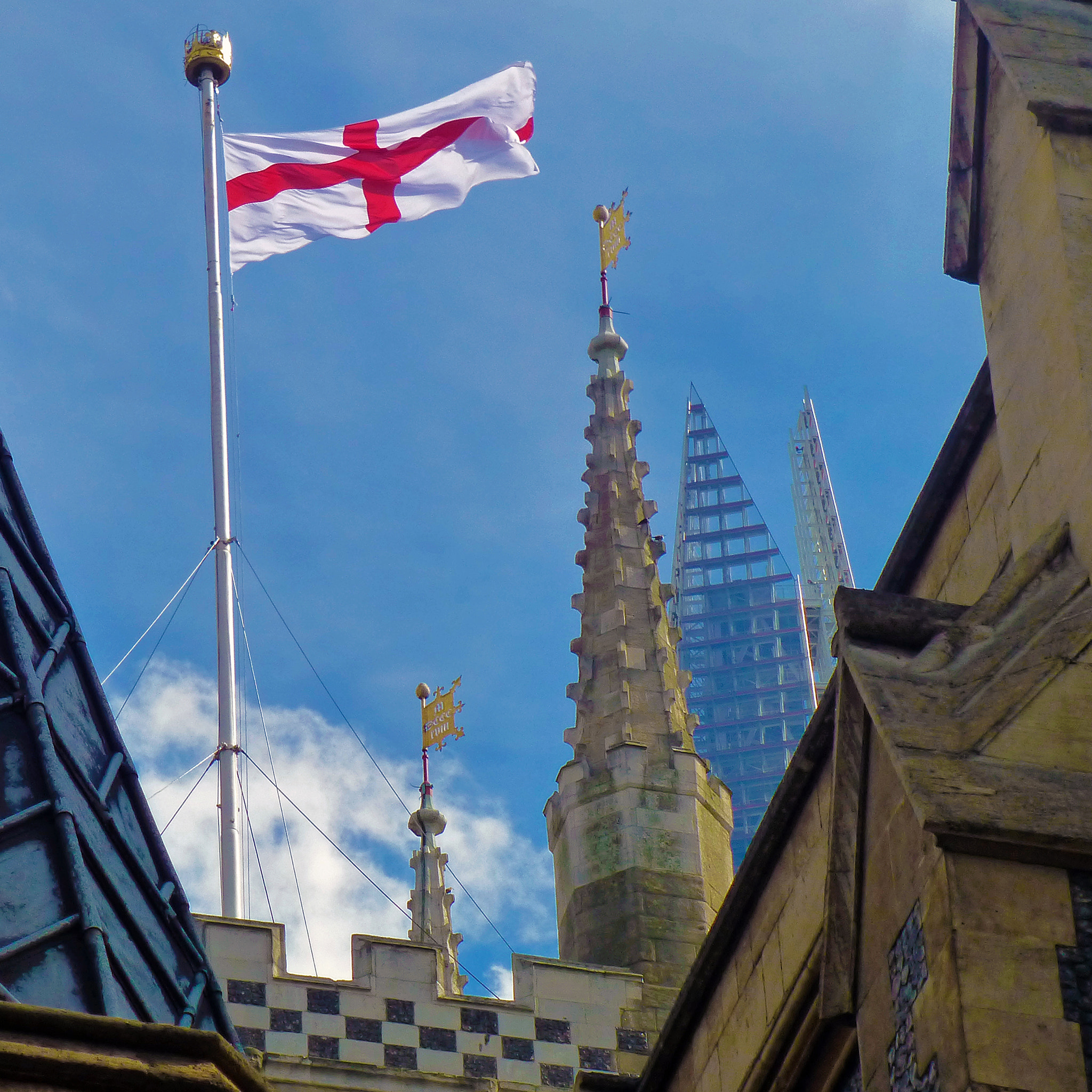 Panasonic Lumix DMC-ZS20 (Lumix DMC-TZ30) sample photo. England flag photography