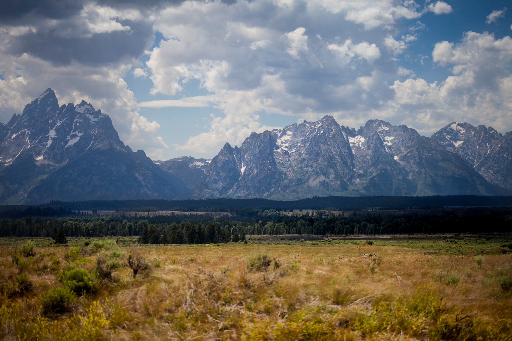 EF75-300mm f/4-5.6 sample photo. Tall tetons photography