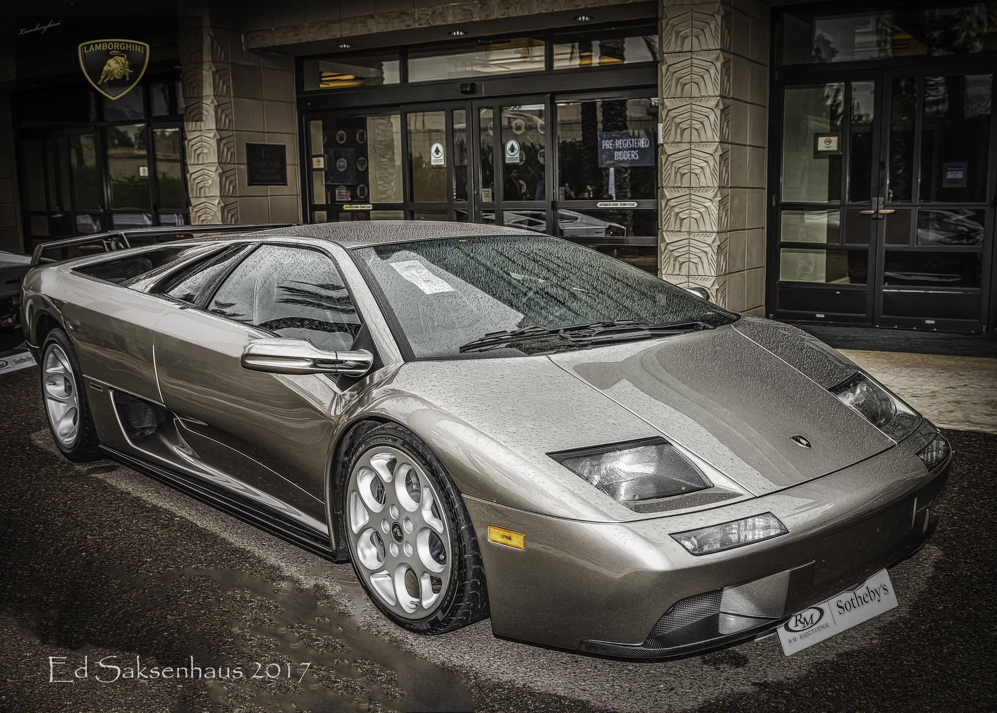 Nikon AF-S Nikkor 28-70mm F2.8 ED-IF sample photo. Lamborghini at the sothebys car auction phoenix, arizona. photography