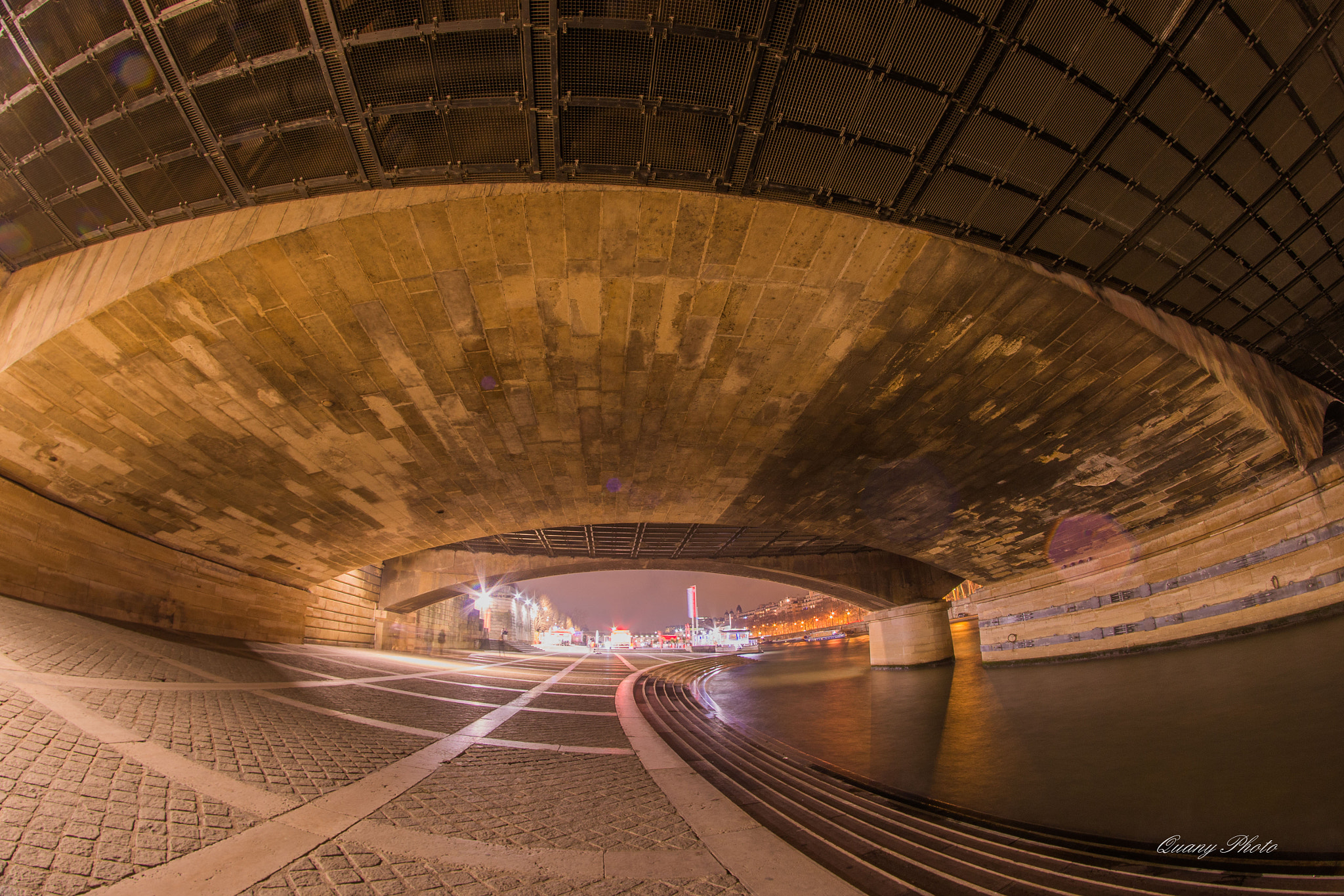 Nikon D800 + Samyang 8mm F3.5 Aspherical IF MC Fisheye sample photo. Pont d'iena paris  photography