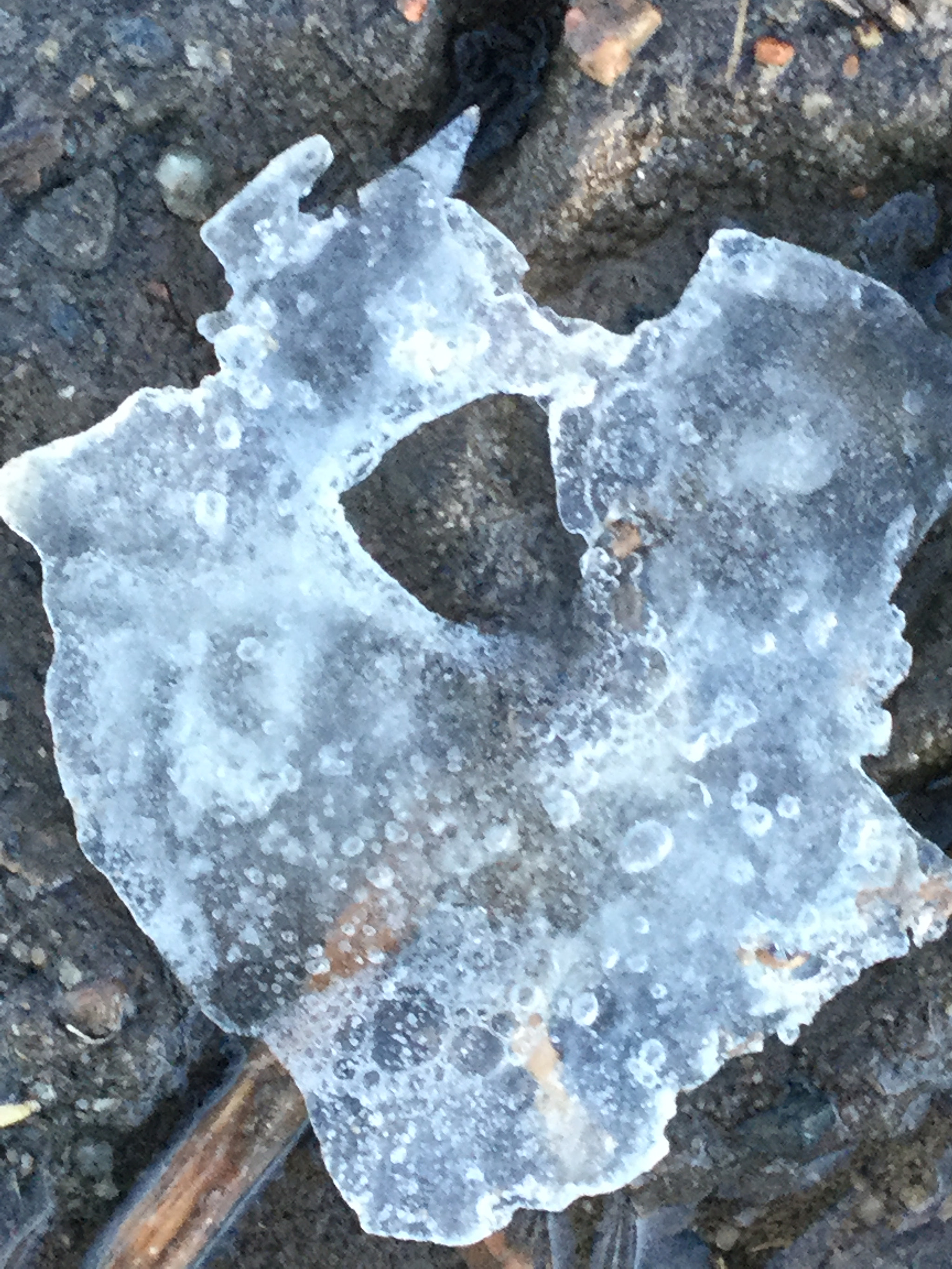 Apple iPad5,3 sample photo. Ice bubbles photography