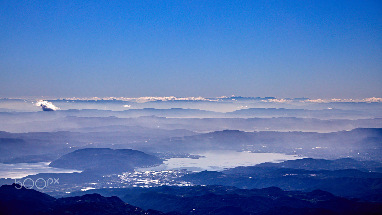 Canon EF 24-105mm F4L IS USM sample photo. View of yunnan from airplane photography