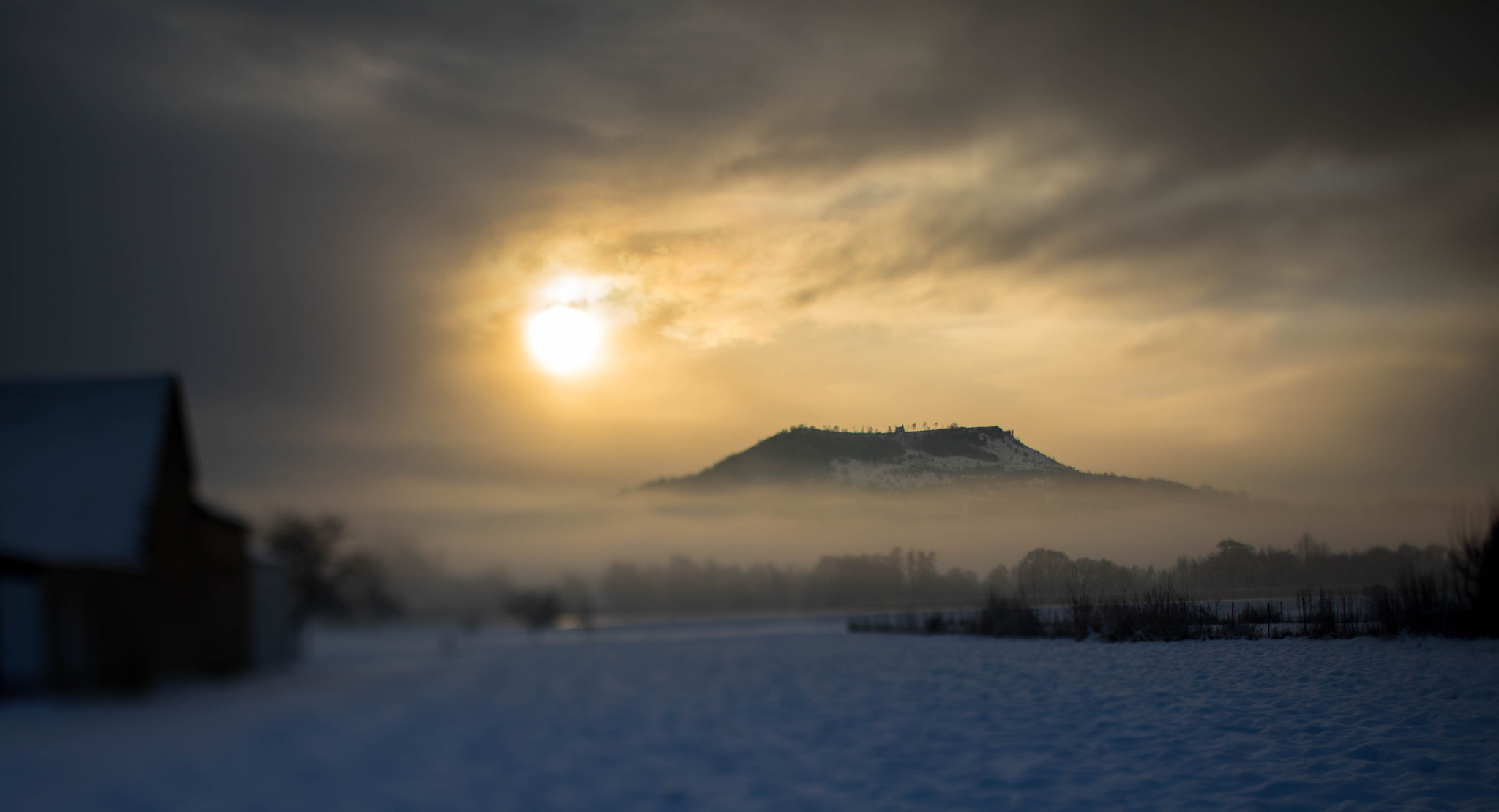 Canon TS-E 45mm F2.8 Tilt-Shift sample photo. A foggy morning in franconia switzerland photography