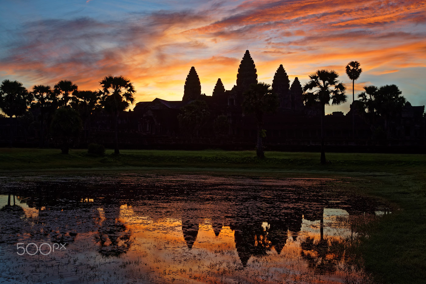 Sony a7R II sample photo. Angkor wat sunrise photography