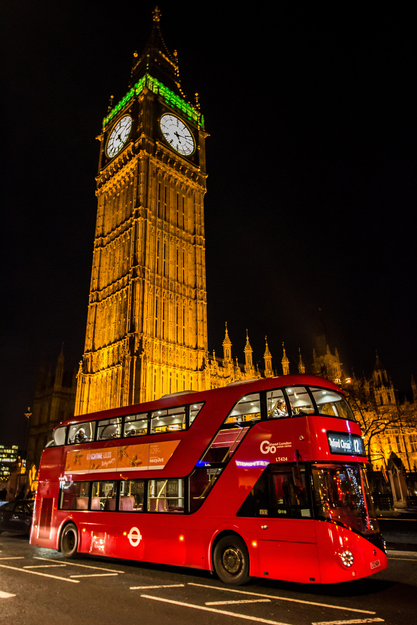 Canon EOS 100D (EOS Rebel SL1 / EOS Kiss X7) sample photo. The double-decker and the big ben photography