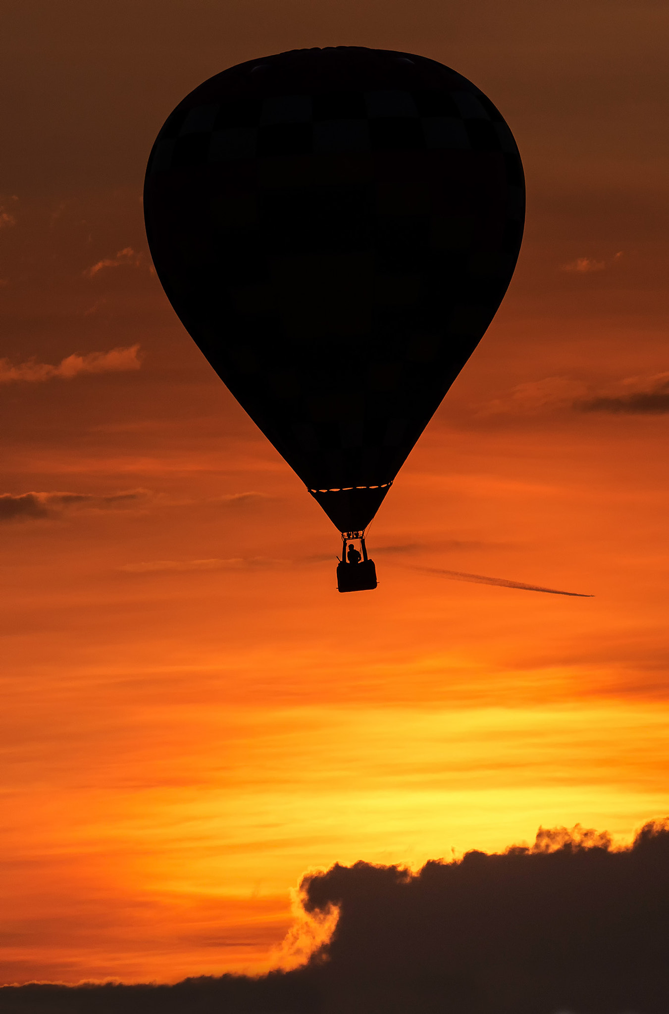Sigma 150-600mm F5-6.3 DG OS HSM | C sample photo. Lone balloonist photography