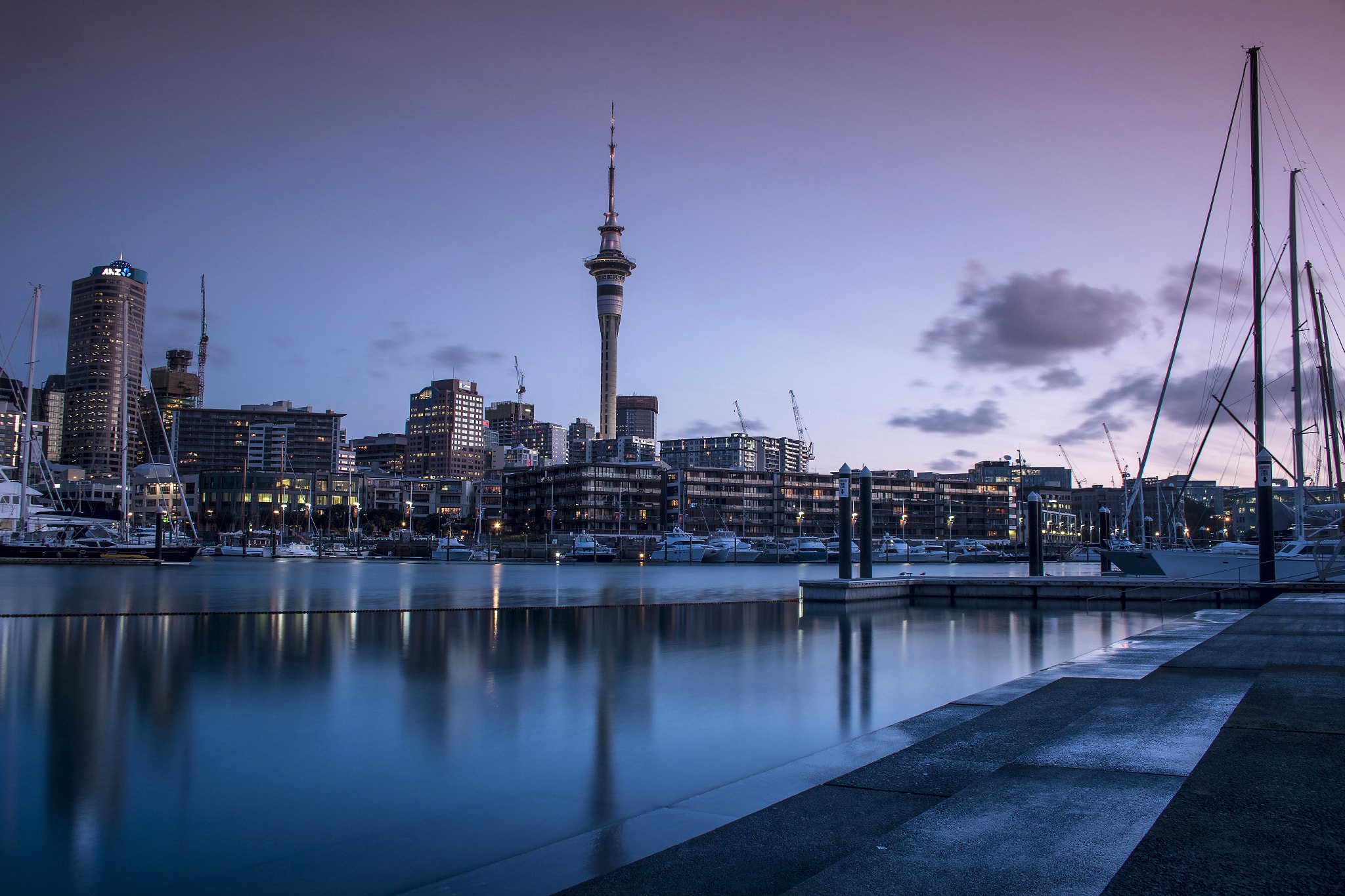 Canon EOS 7D Mark II sample photo. Auckland city harbour photography