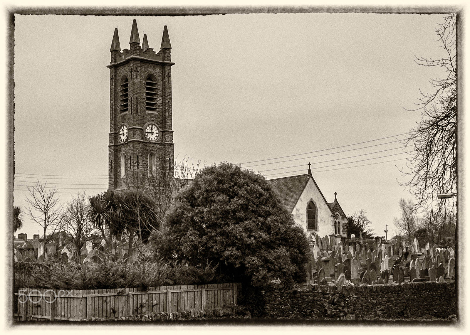 Olympus OM-D E-M5 sample photo. Donaghadee parish church photography