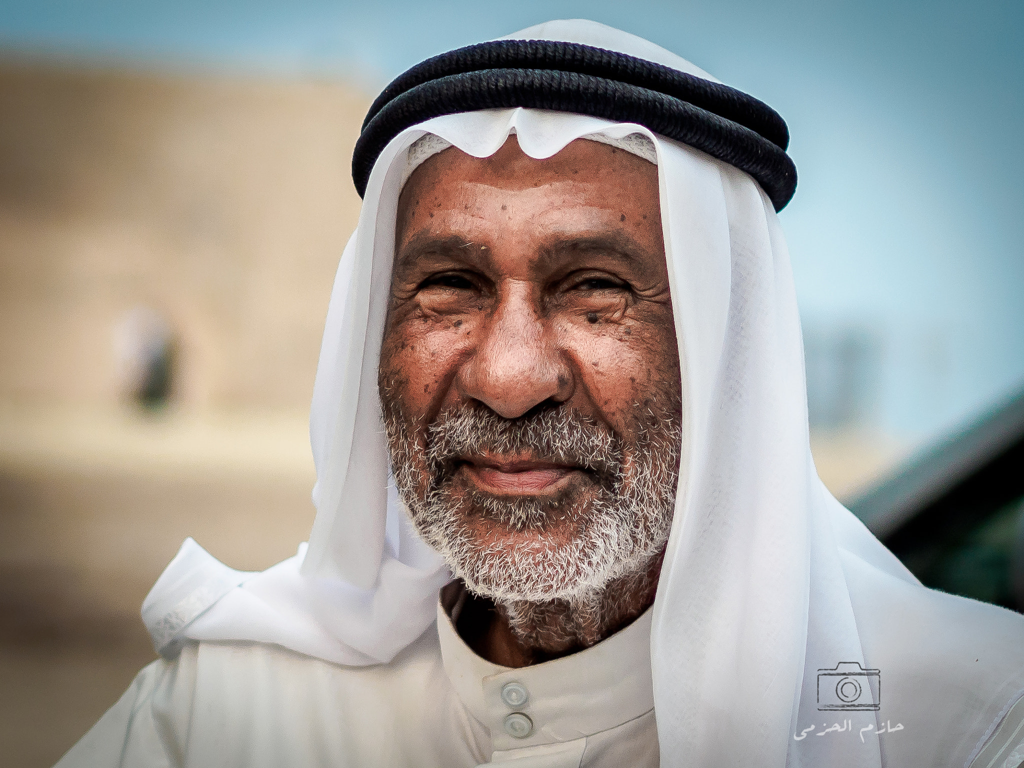 Olympus PEN-F sample photo. Old arabian man photography