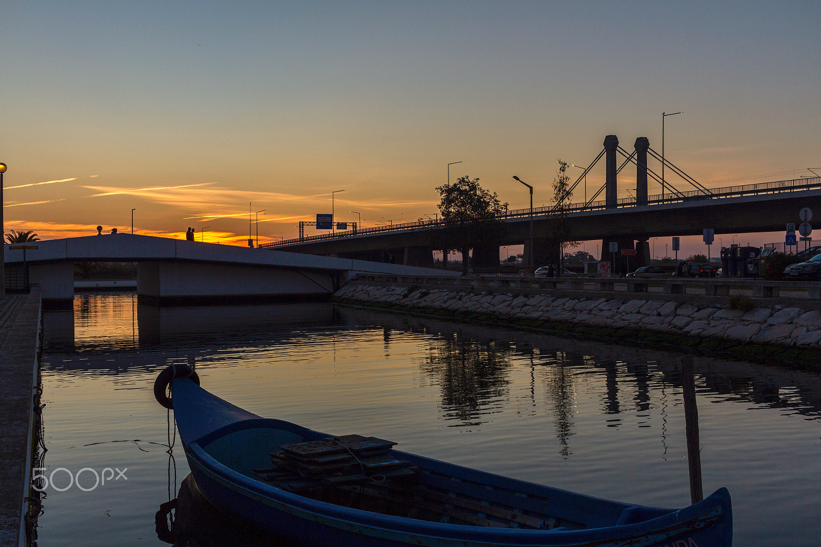 Canon EF-S 24mm F2.8 STM sample photo. Sunset at ria de aveiro photography