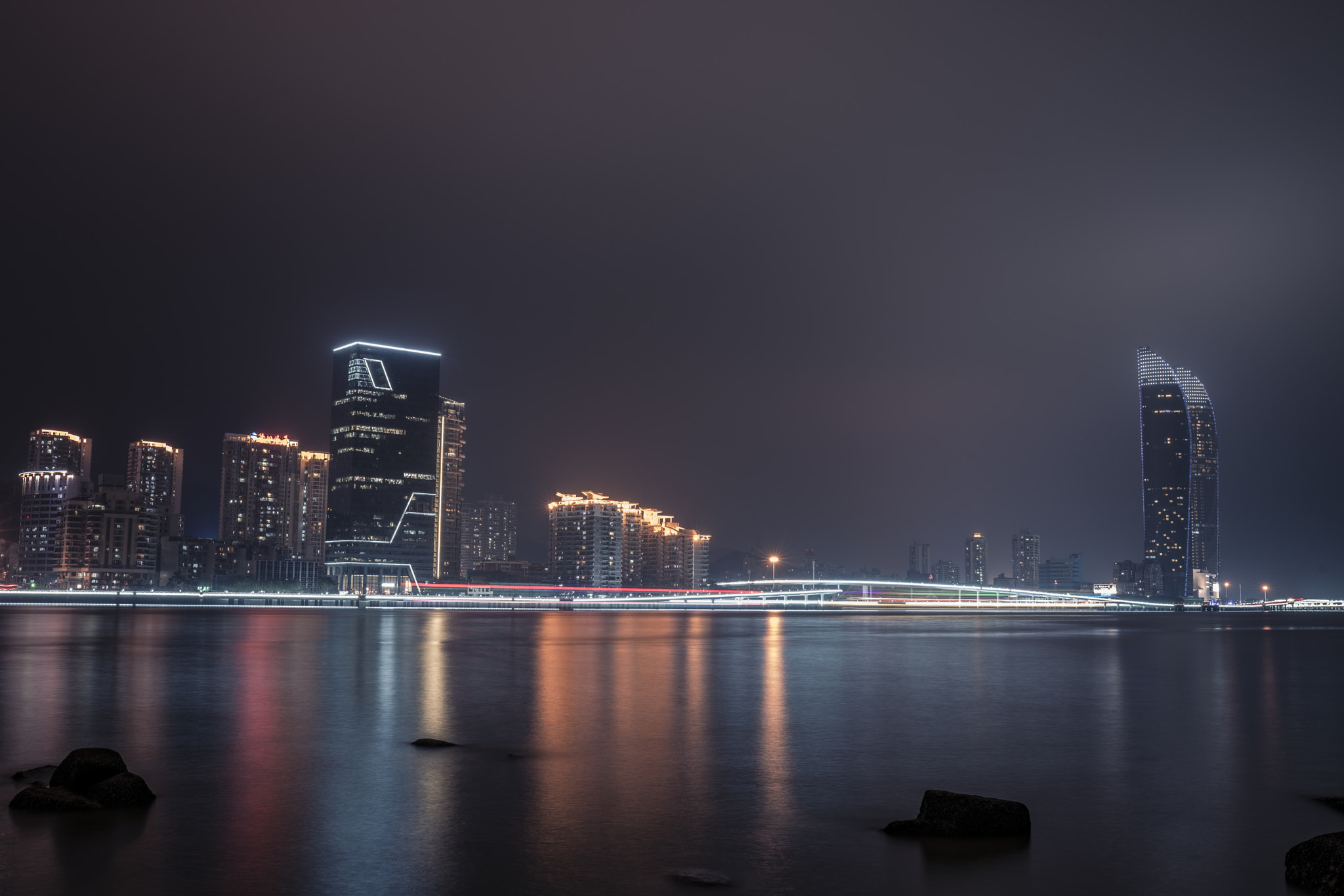 Sigma 35mm F1.4 DG HSM Art sample photo. 厦门夜景 photography