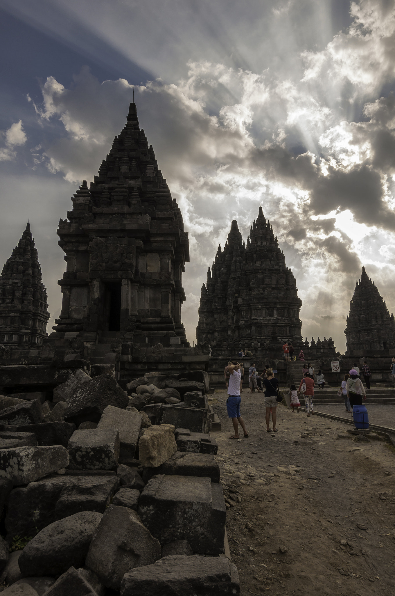 Nikon D90 sample photo. Prambanan temple photography