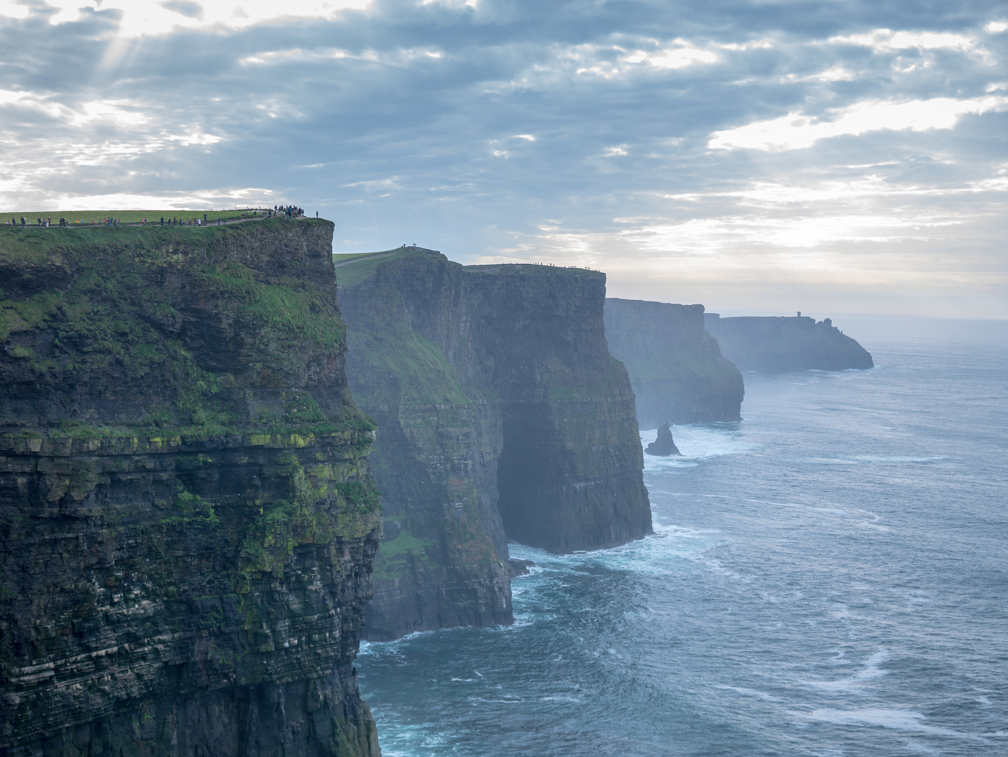 Panasonic Lumix DMC-GX85 (Lumix DMC-GX80 / Lumix DMC-GX7 Mark II) sample photo. Cliffs of moher, county clare, ireland photography