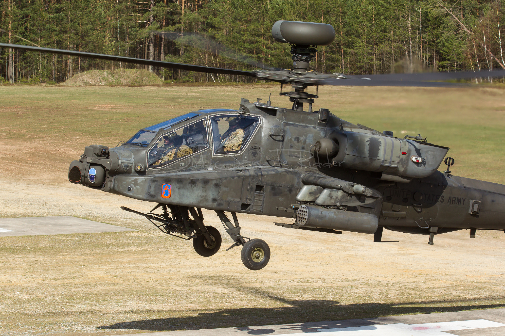 Canon EOS-1D Mark IV + Canon EF 70-200mm F2.8L IS II USM sample photo. United states army ah-64d apache 04-05467 photography