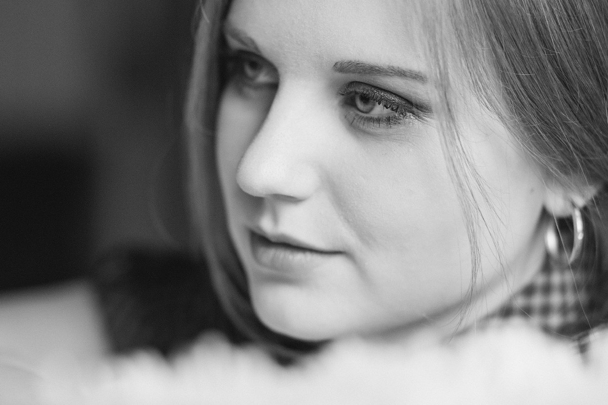 Canon EF 85mm F1.8 USM sample photo. Nastya photography