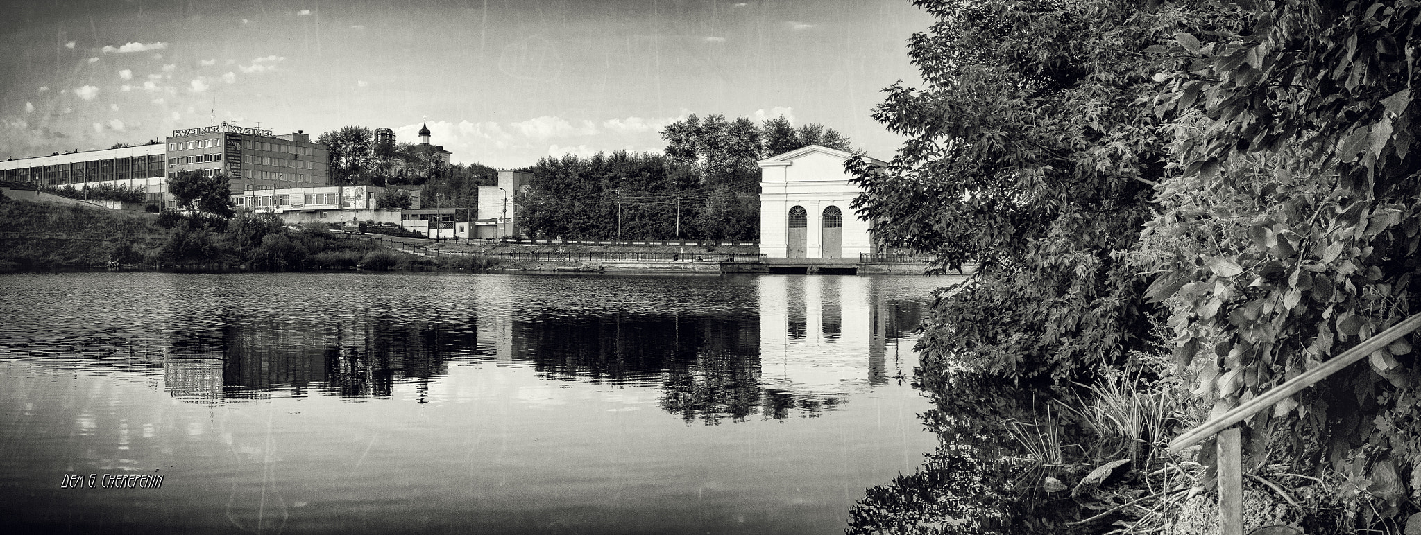Nikon D200 sample photo. Old dam on the river kamenka photography