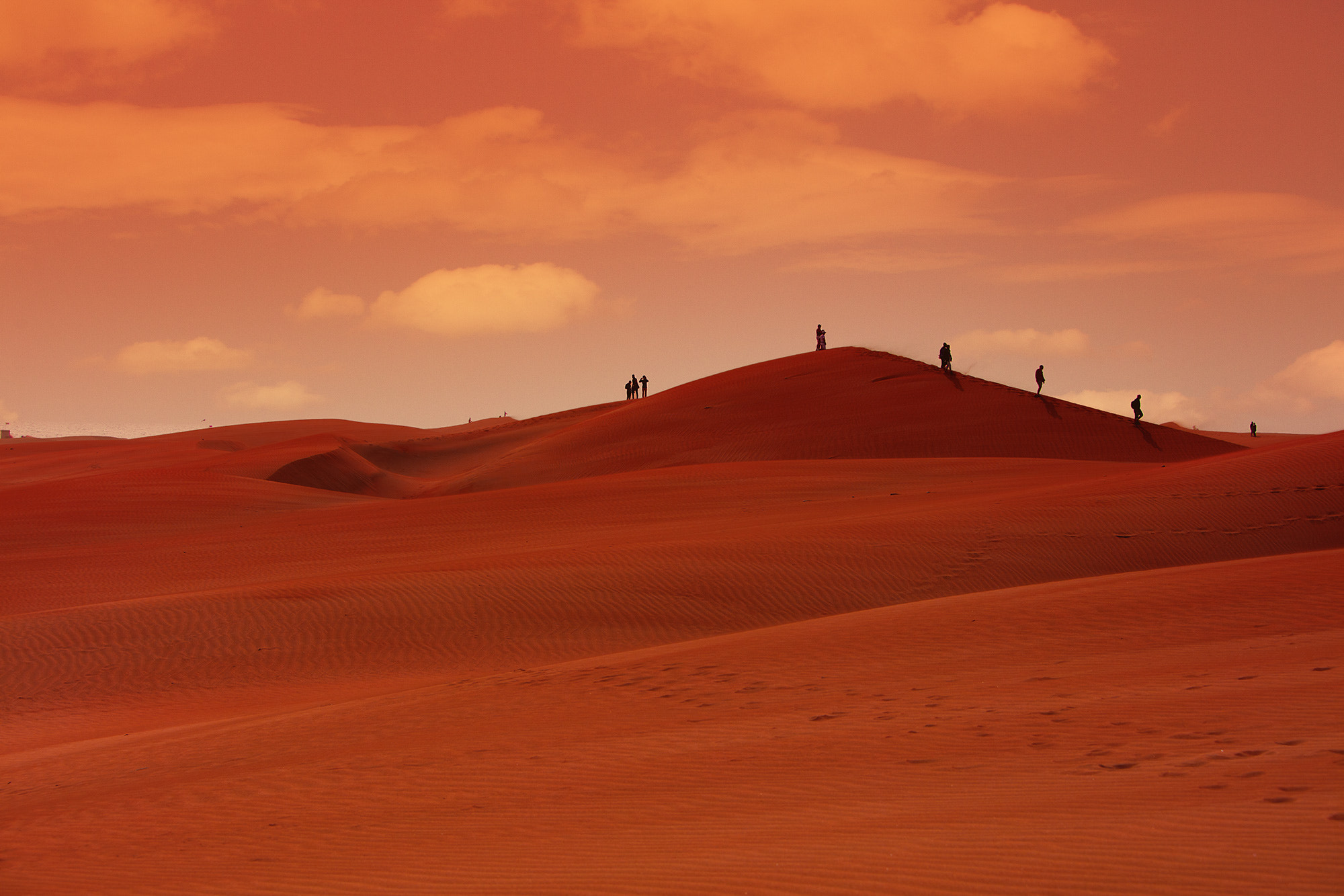 Canon EF 70-200mm F2.8L IS USM sample photo. Maspalomas sunset photography
