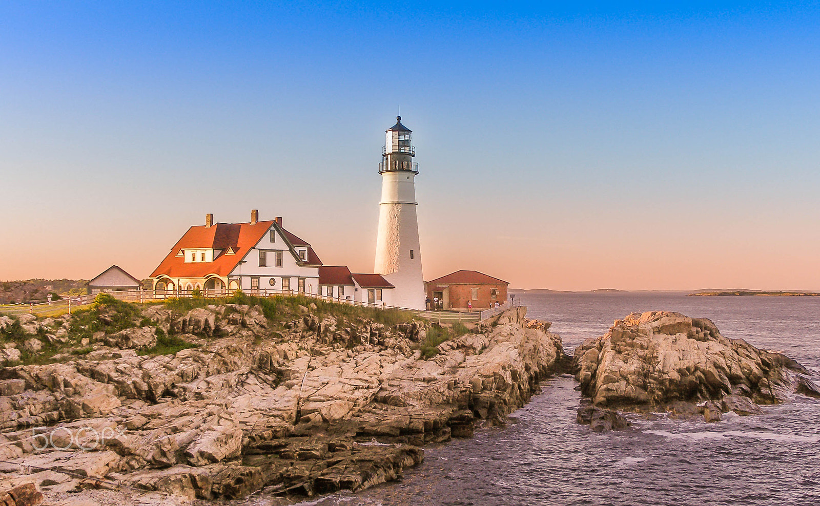 Olympus C70Z,C7000Z sample photo. Portland head light photography