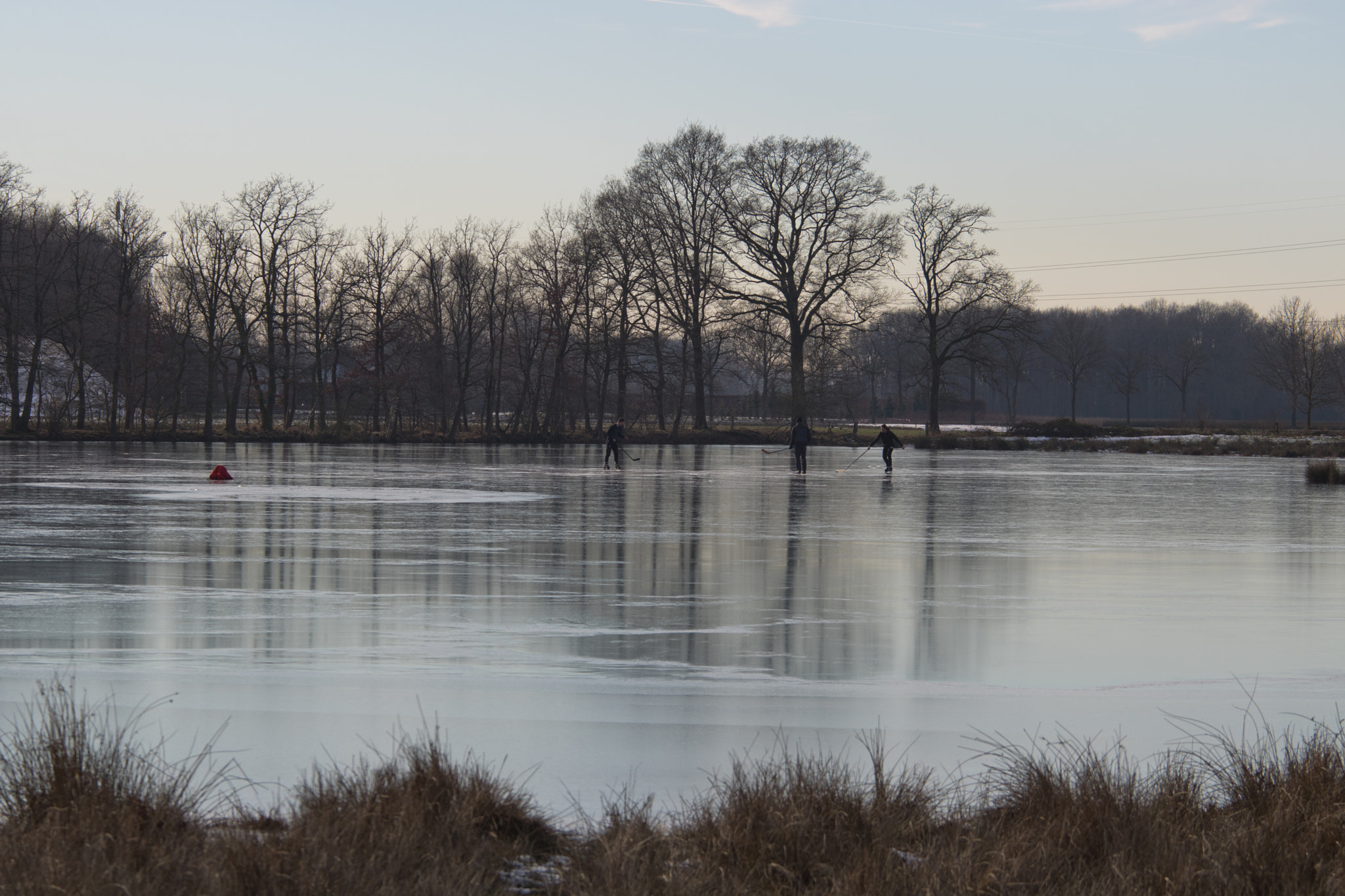 Canon EF 70-200mm F4L USM sample photo. Thin ice photography