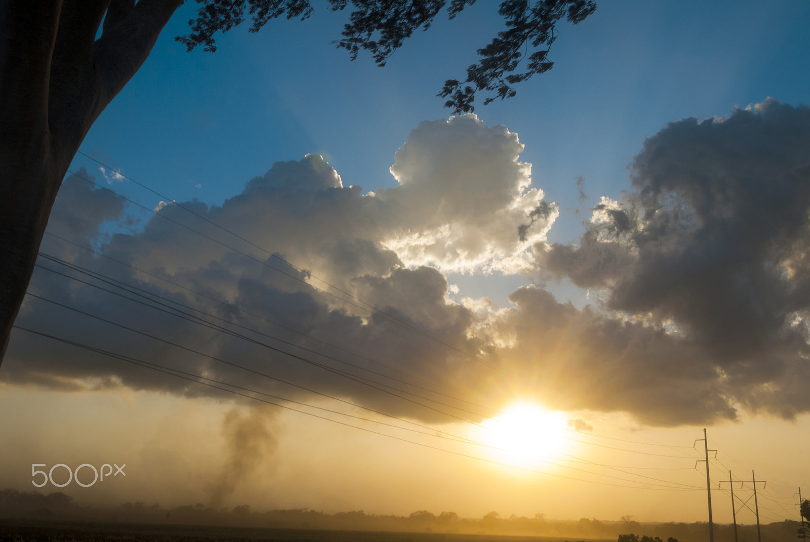 Nikon D200 sample photo. Magical sunset on the pacific coast near sugarcane photography
