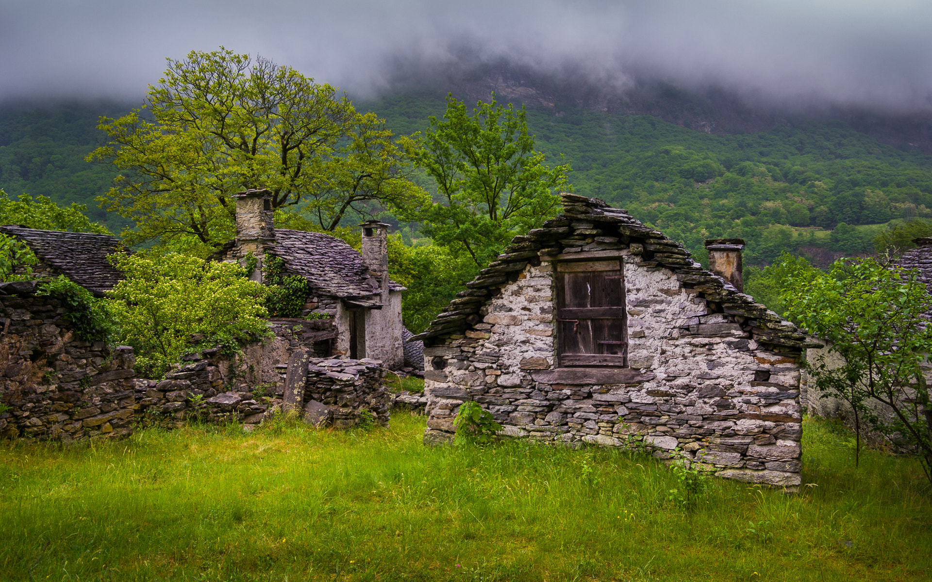 Pentax K10D + Pentax smc DA 16-45mm F4 ED AL sample photo. After soring rain in valle maggia photography