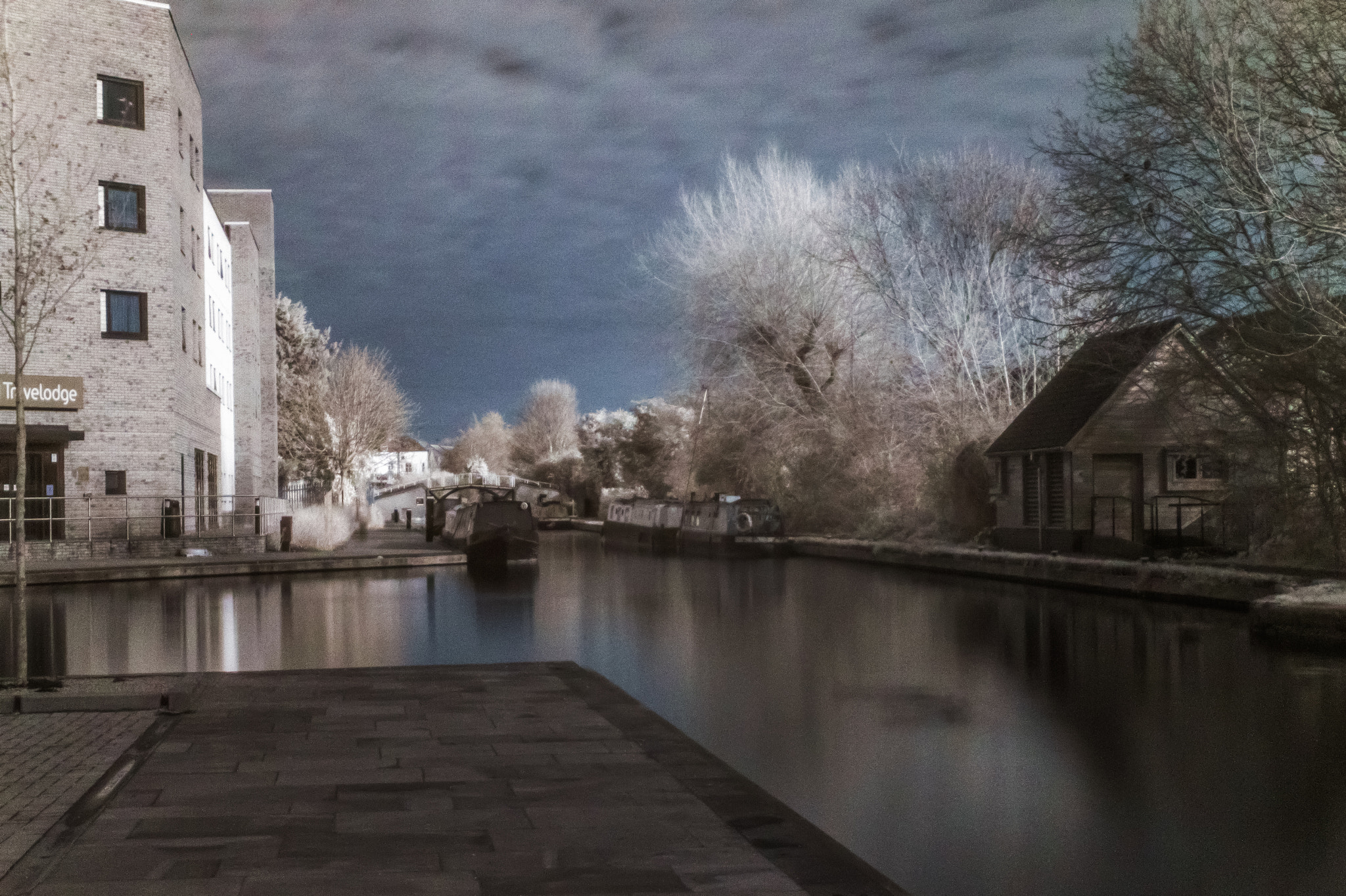 Canon EF-S 18-55mm F3.5-5.6 II sample photo. Blue canal photography