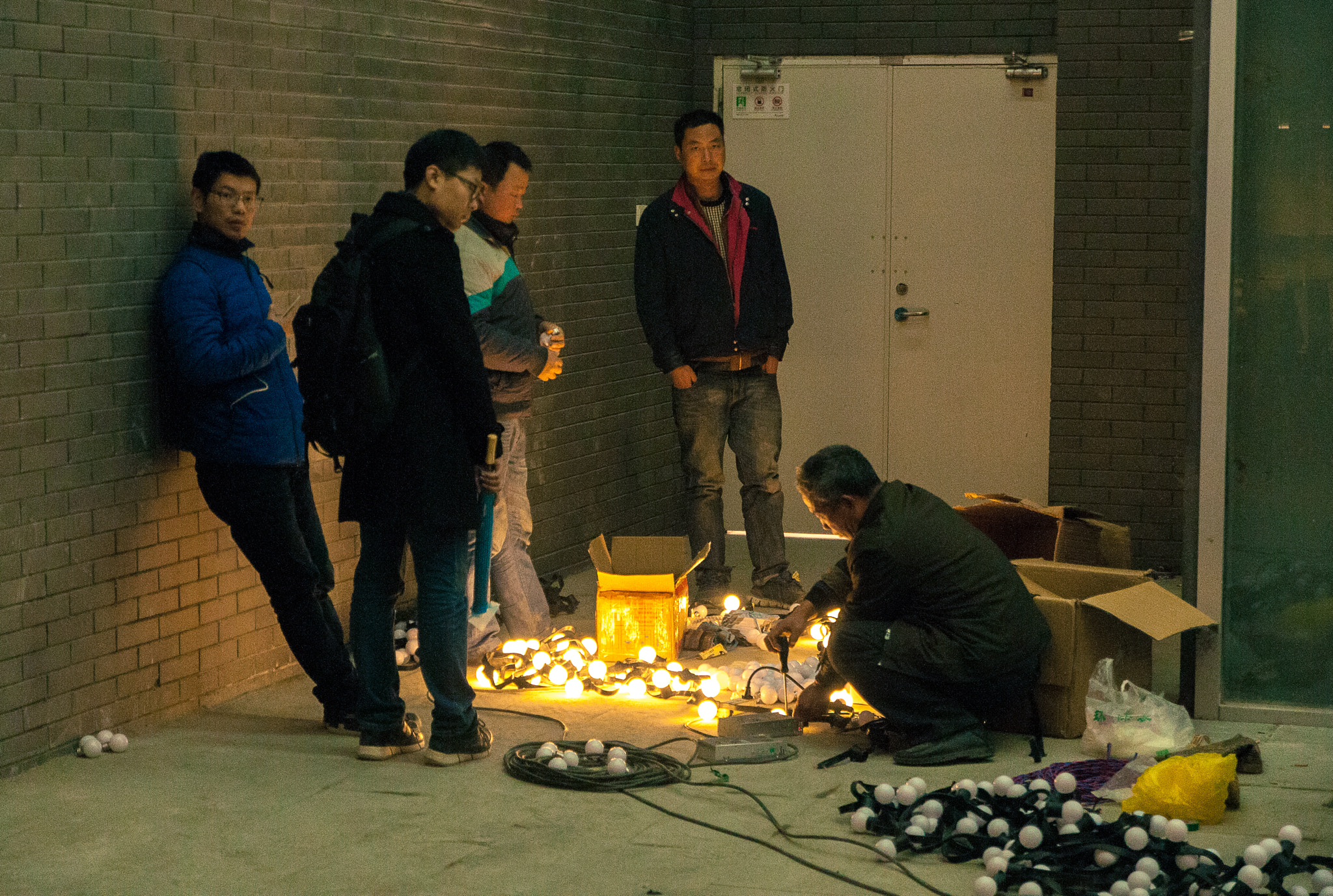 Nikon D300S sample photo. Setting lights photography