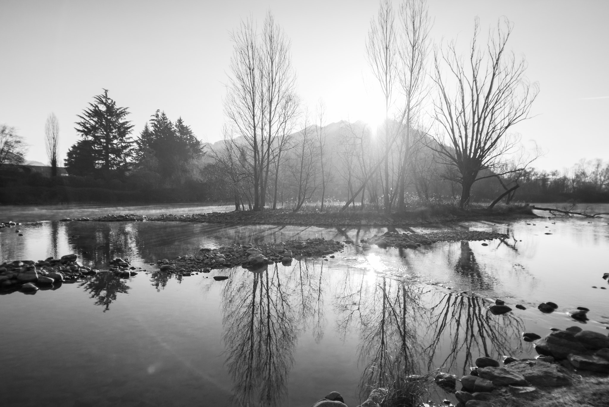 Nikon D610 sample photo. Winter river photography
