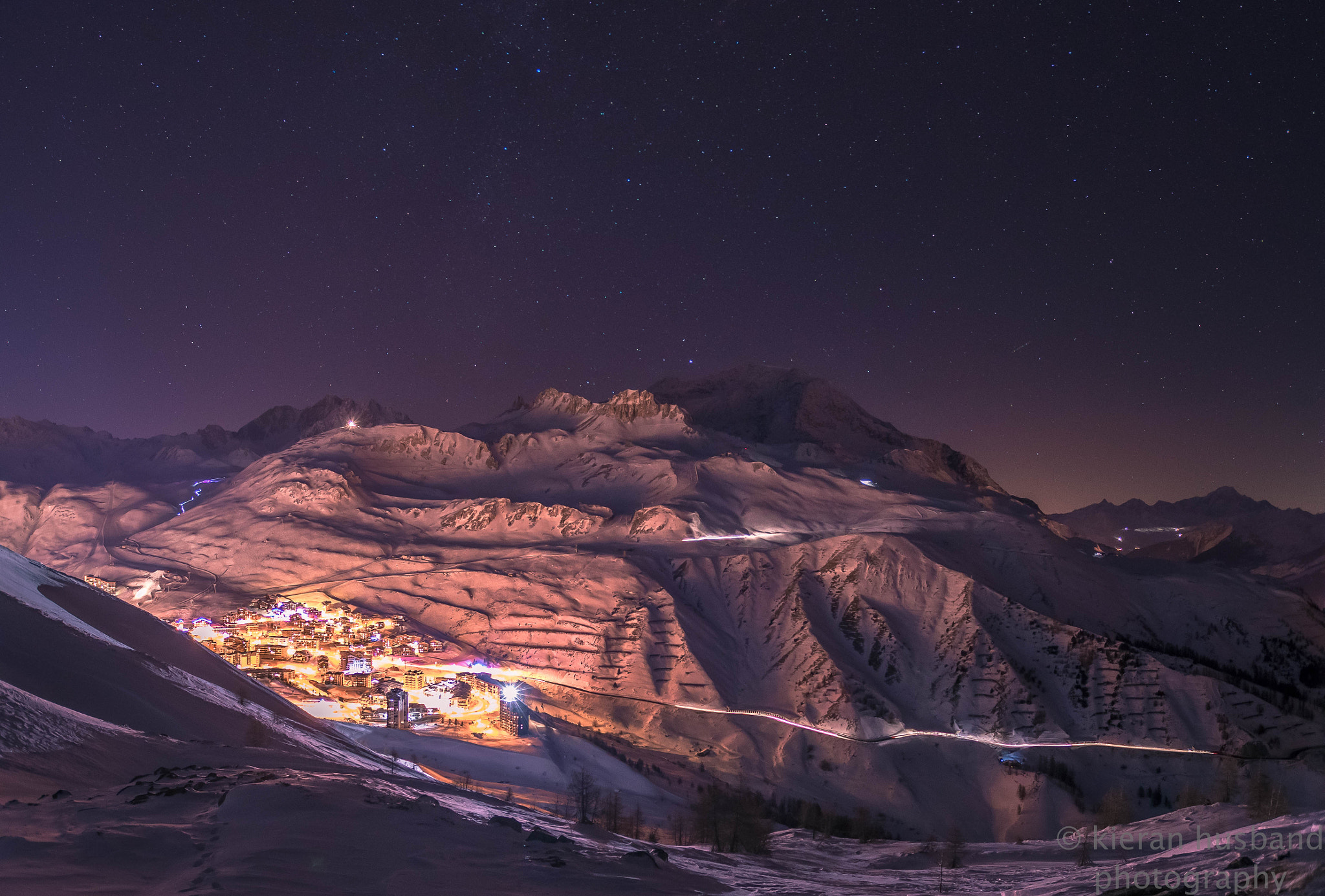 Nikon D3300 + Sigma 10-20mm F3.5 EX DC HSM sample photo. Tignes from the tovier  photography