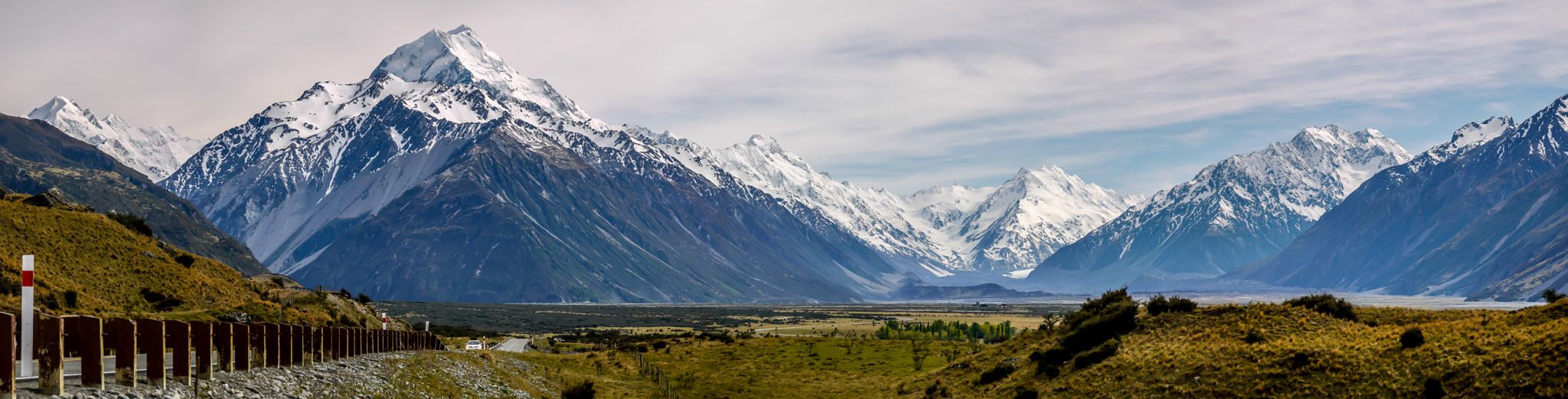 Panasonic Lumix G Vario 45-200mm F4-5.6 OIS sample photo. Into mt. cook national park photography