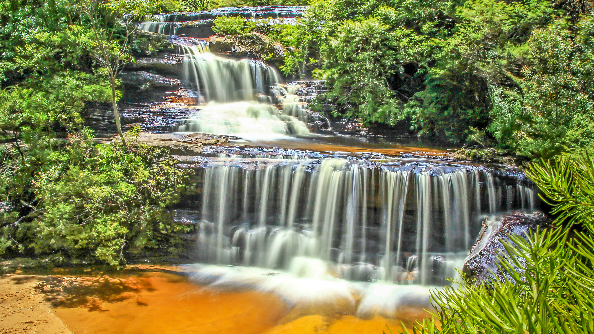 Canon EOS 600D (Rebel EOS T3i / EOS Kiss X5) + Tamron SP AF 17-50mm F2.8 XR Di II LD Aspherical (IF) sample photo. Upper wentworth falls nsw australia photography
