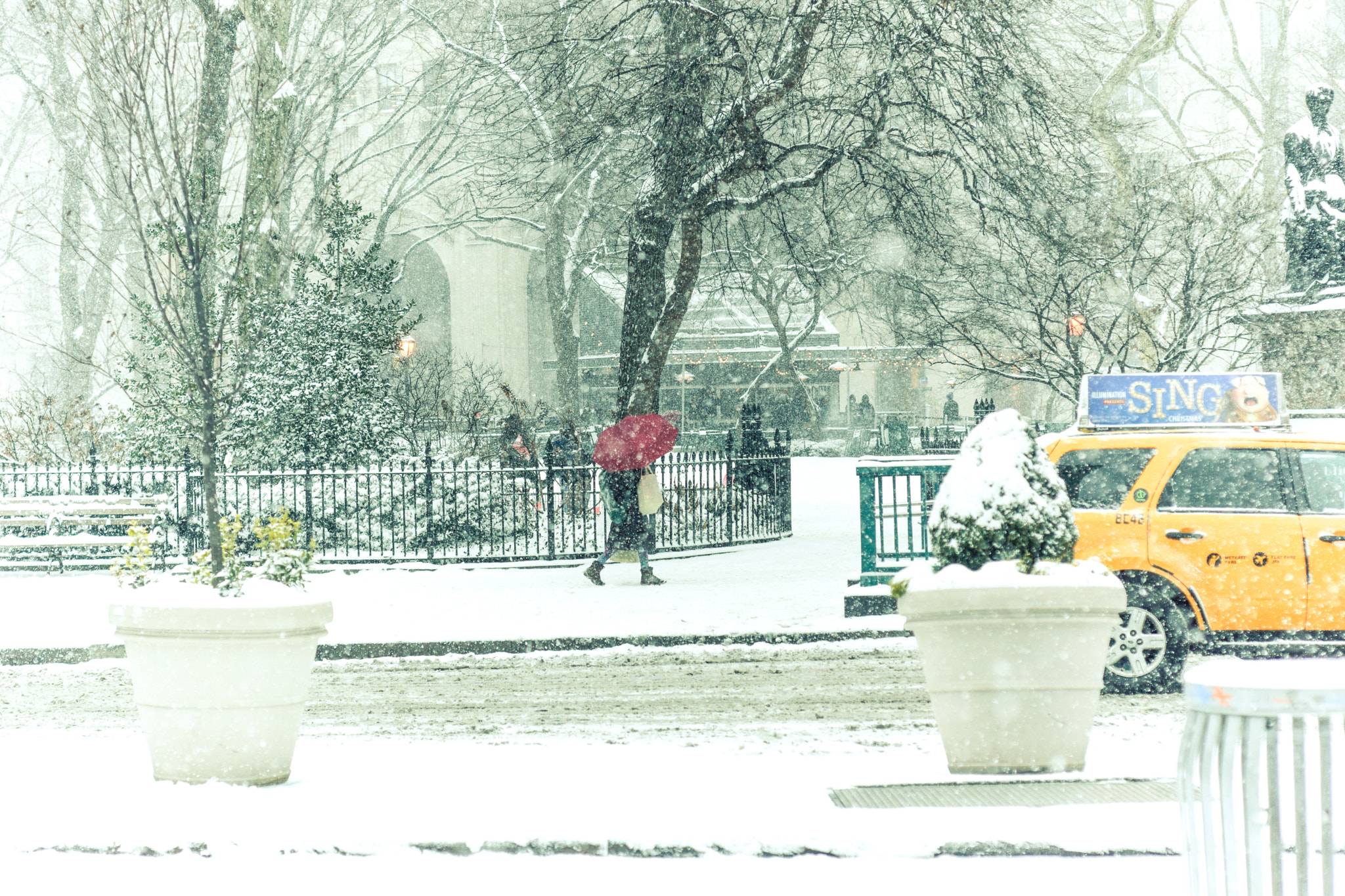 Nikon D5300 + Nikon AF Nikkor 50mm F1.8D sample photo. Showering snow photography