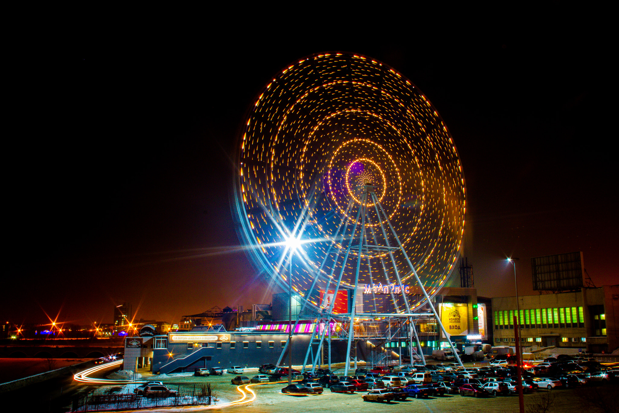 Canon EOS 7D sample photo. Ferris wheel photography