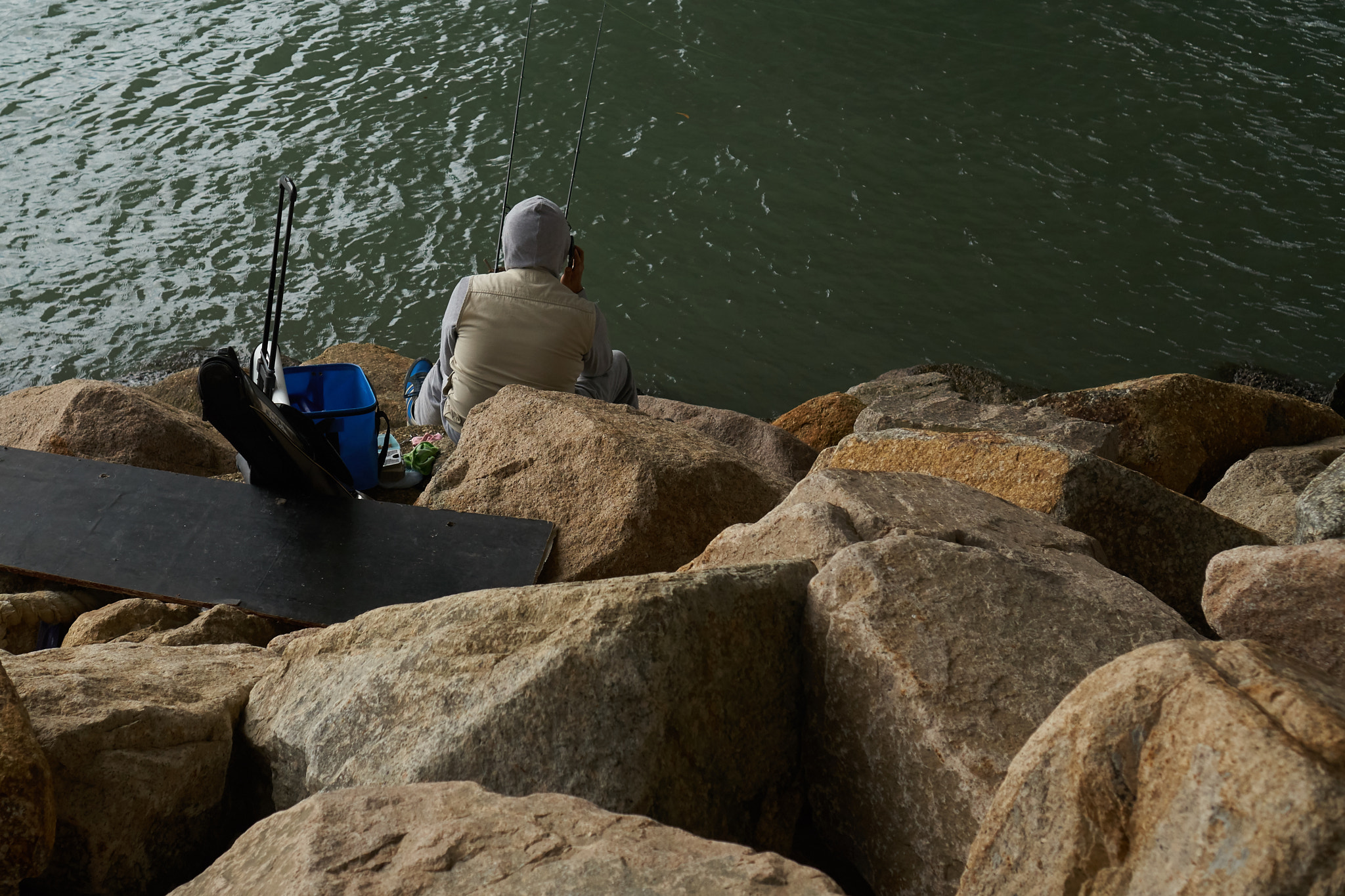 Sony E 35mm F1.8 OSS sample photo. Fishing 2 photography