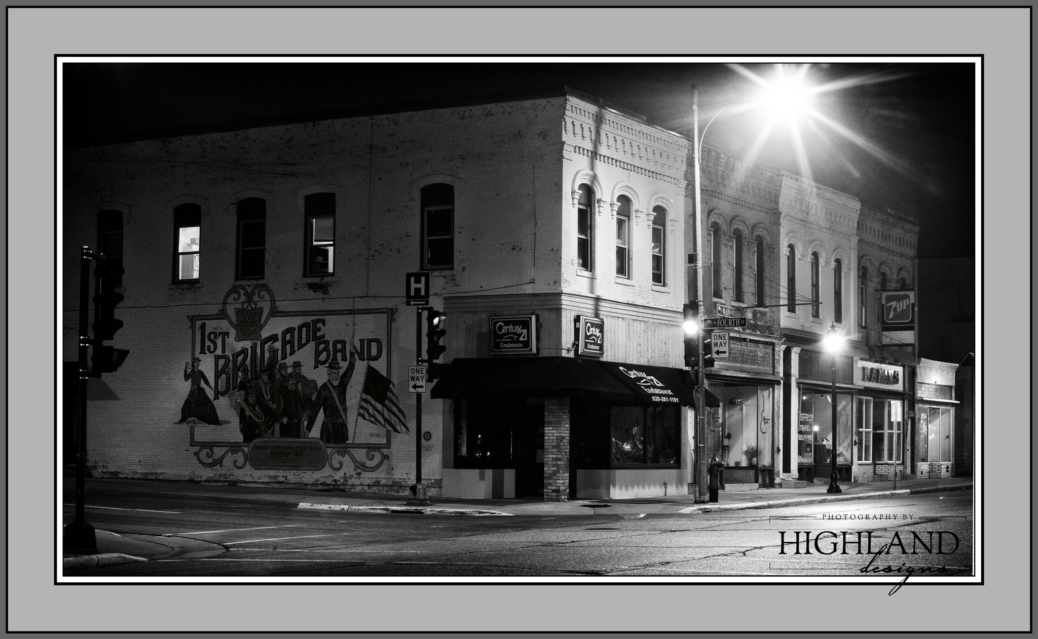 Canon EF 70-200mm F2.8L USM sample photo. St brigade band th & main b&w m photography